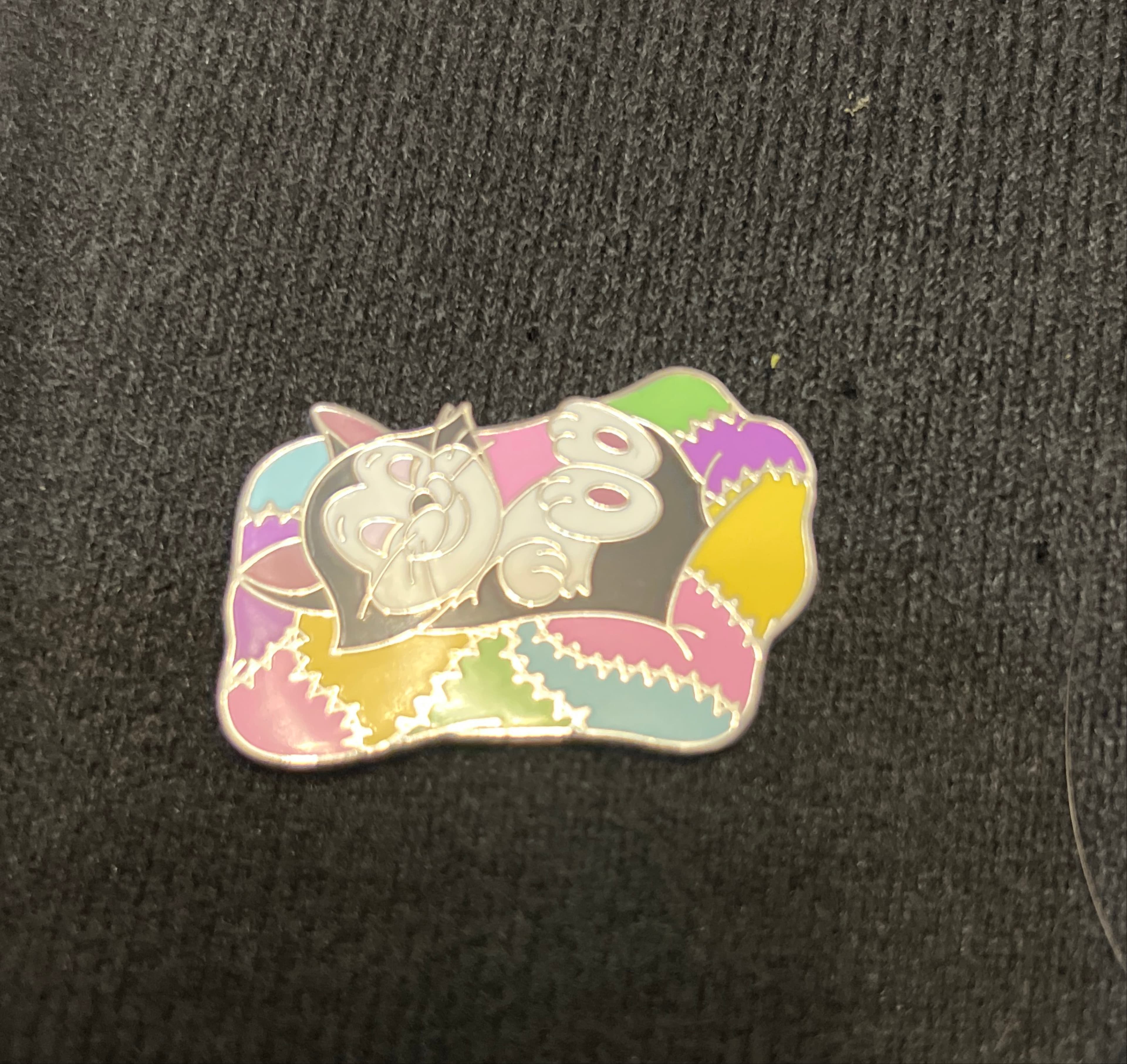 Figaro Sleeping on Patchwork Bed - Sweet Dreams Mystery Collection - Pinocchio front