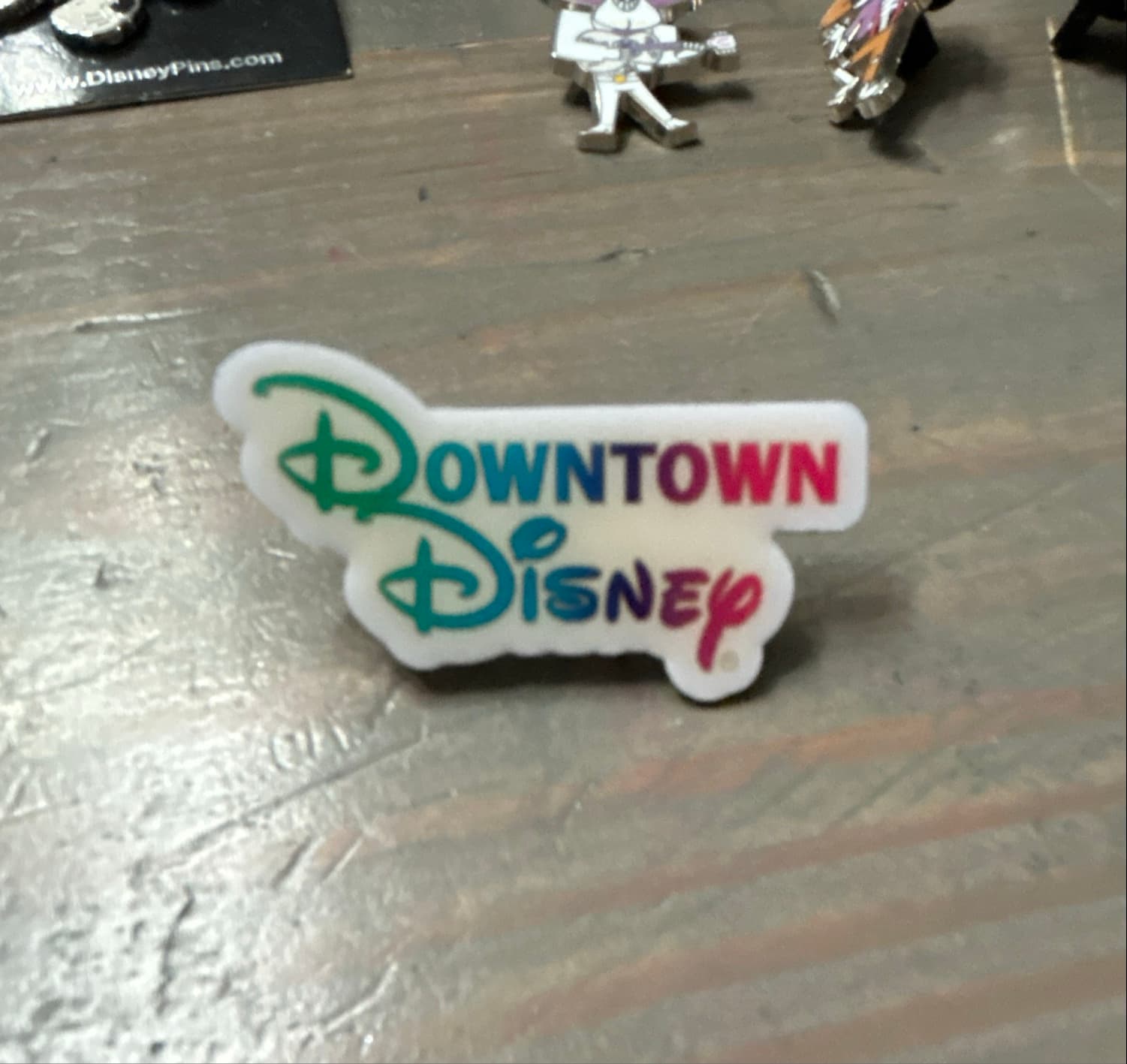 Multicolor Downtown Disney Logo front