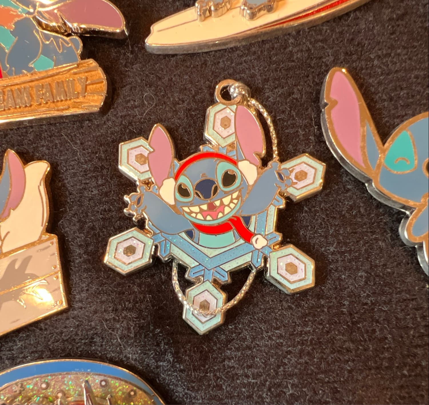 Stitch Snowflakes - Lilo and Stitch Christmas Holiday Set front