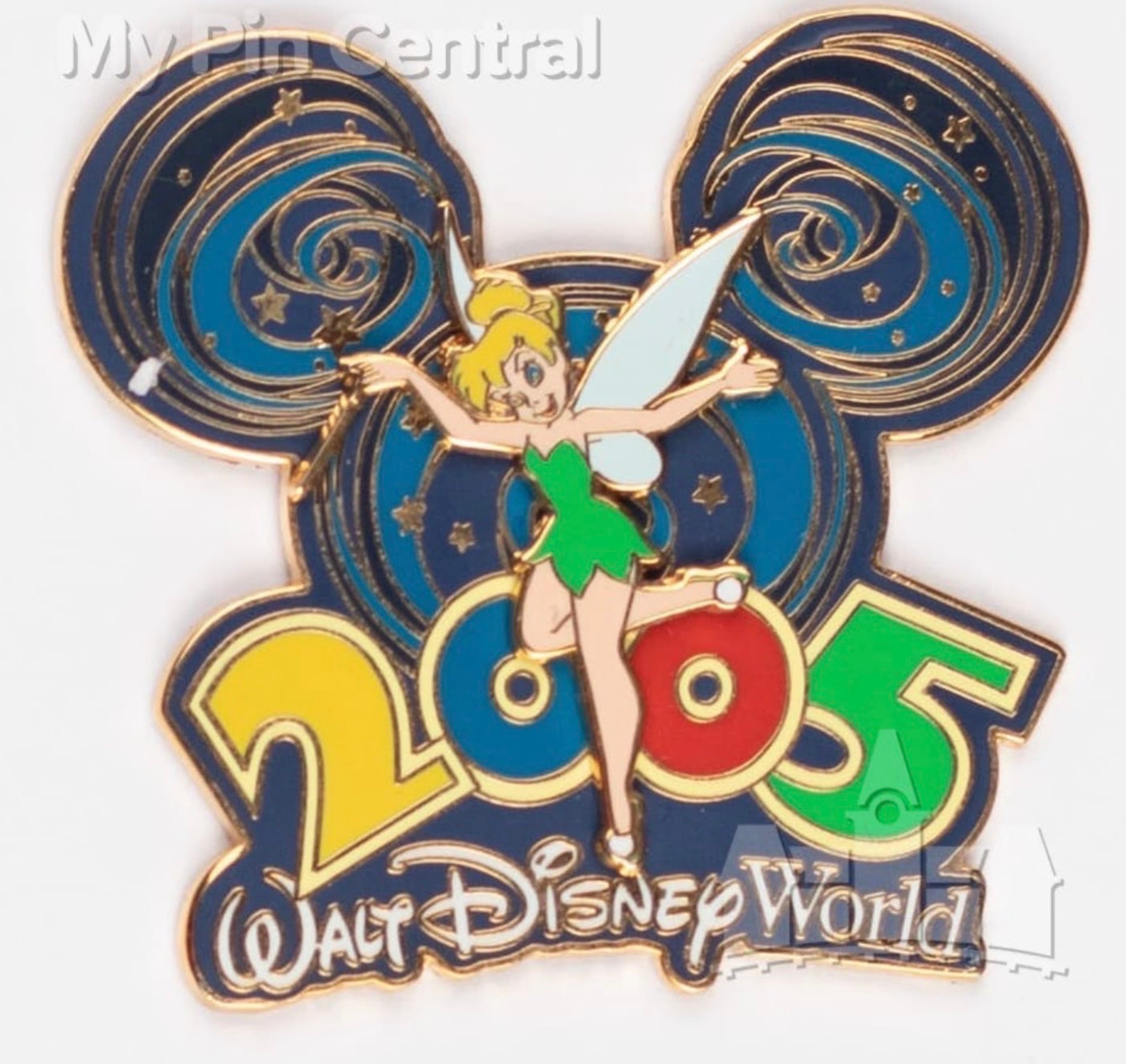 2005 Swirl Mickey Icon Logo (Tinker Bell) front
