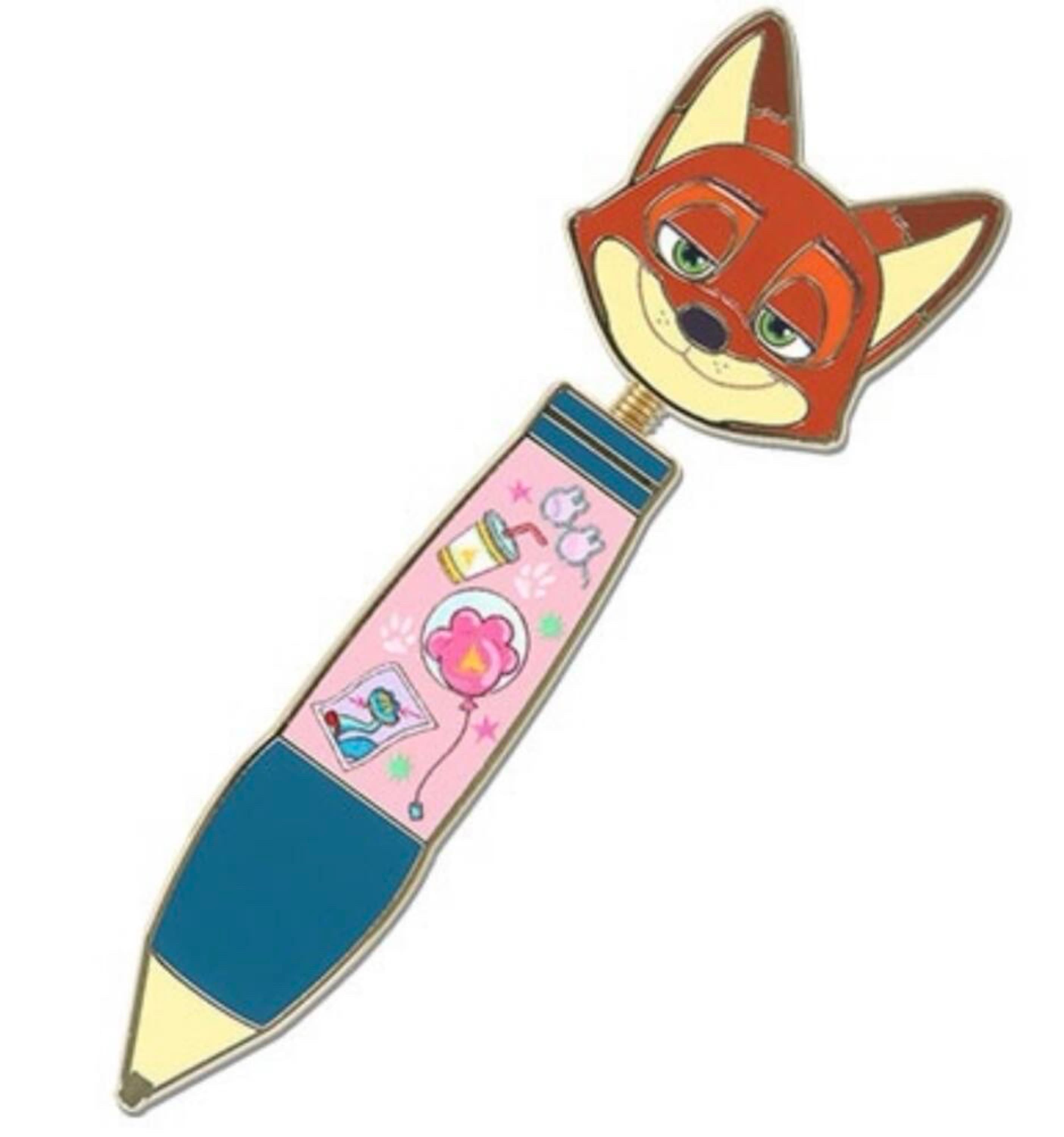 Nick Wilde Bobble Pen front