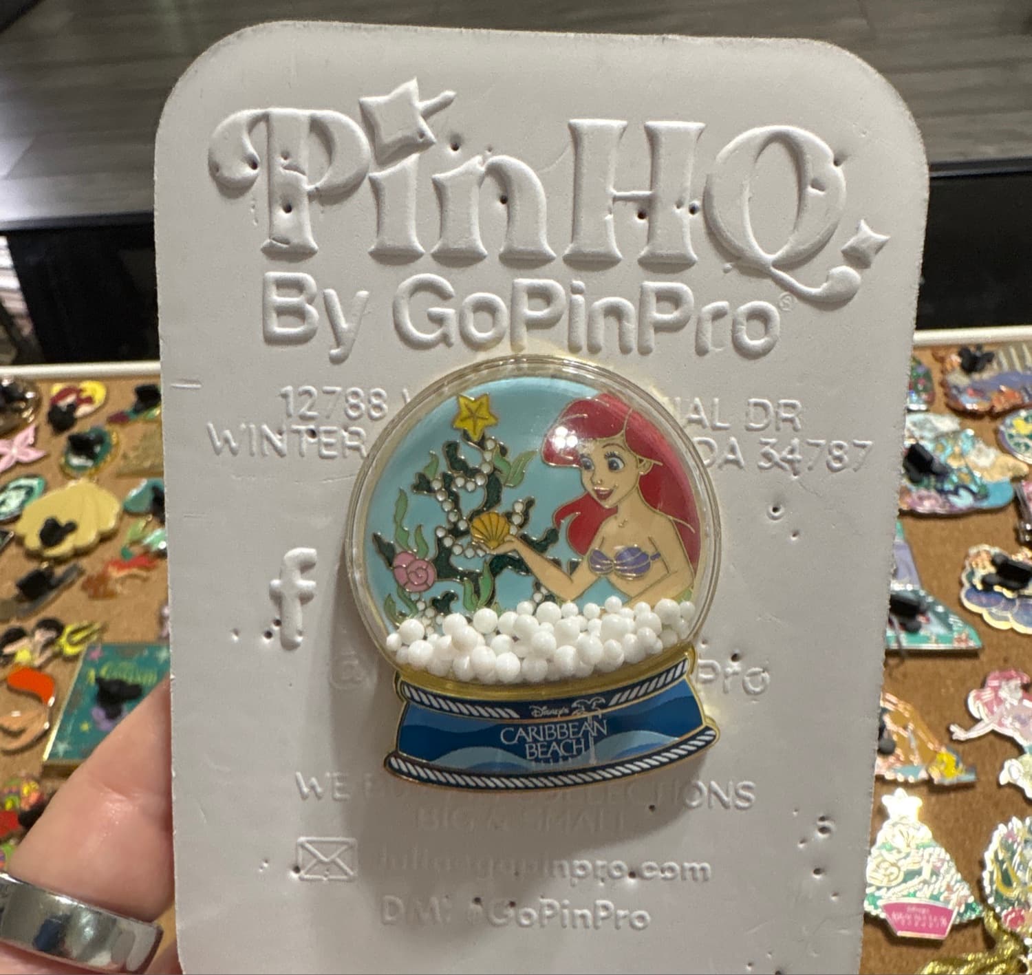 WDW - Caribbean Beach - Disney Resorts Snow Globe Series - Christmas 2025 - 3D Dome front