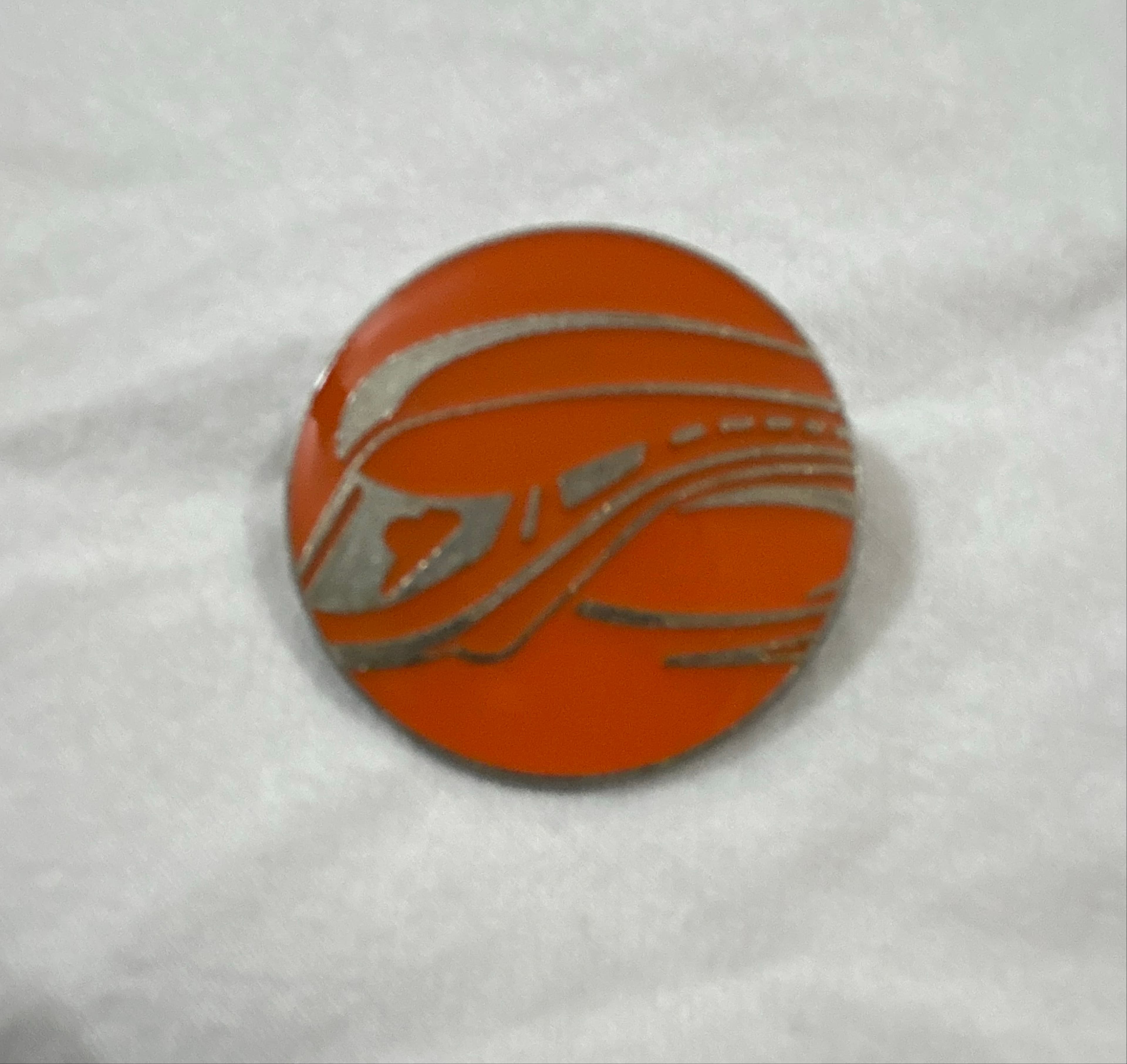 Monorail Orange Icon Pin - Walt Disney World front