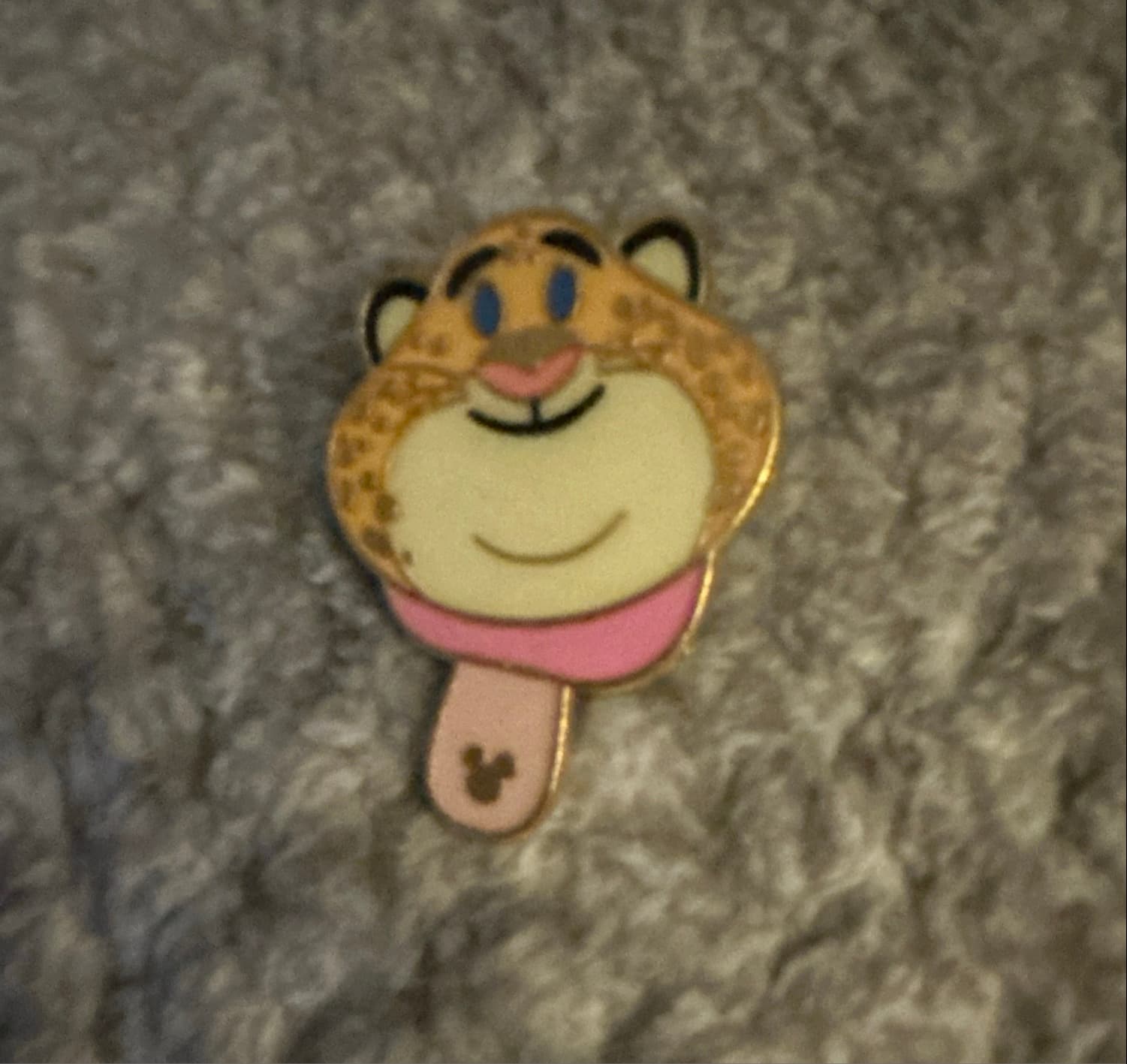 Shanghai Disney Zootopia Hidden Mickey Pin - Clawhauser Popsicle front