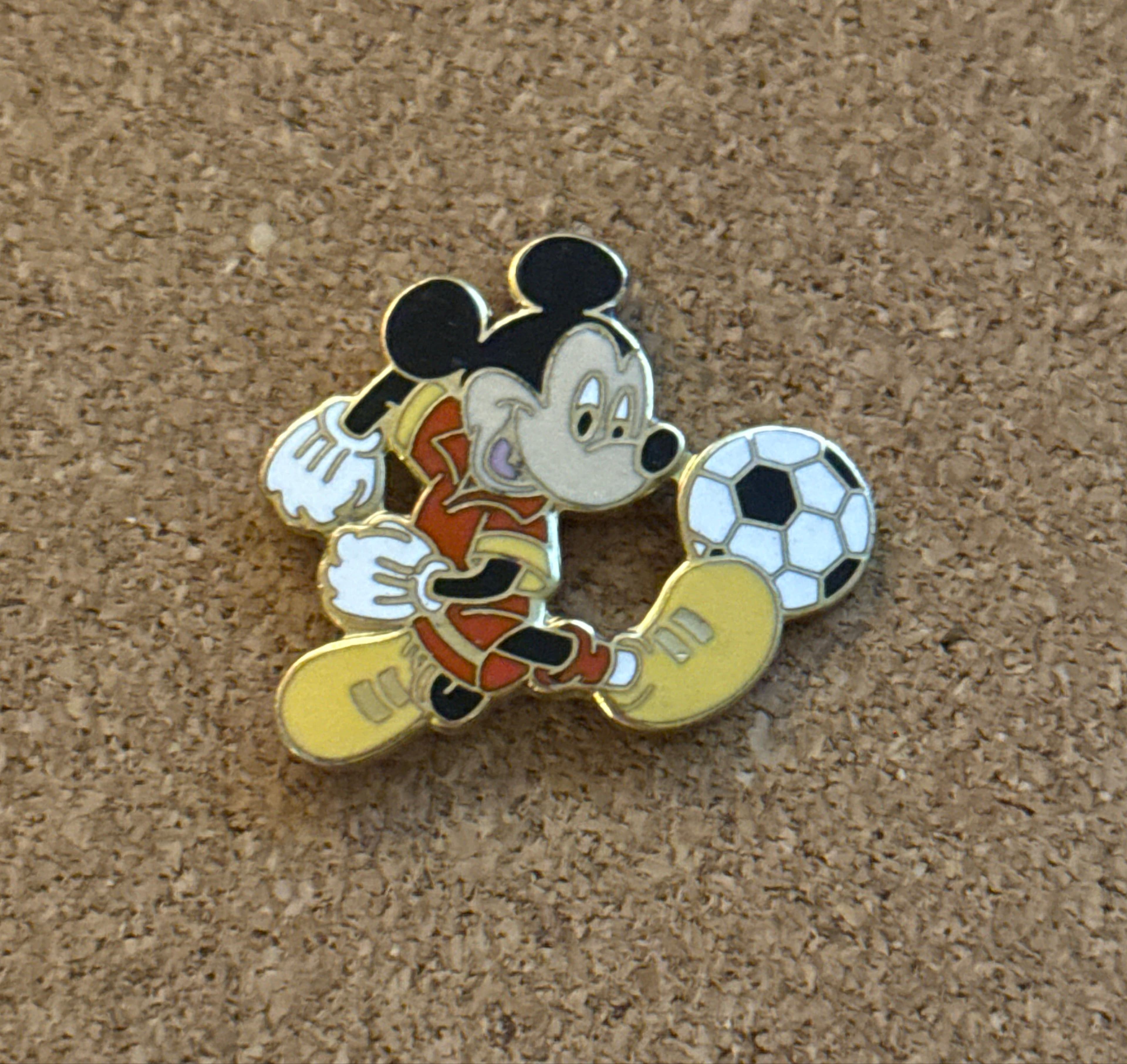 Mickey Mouse Playing Soccer front