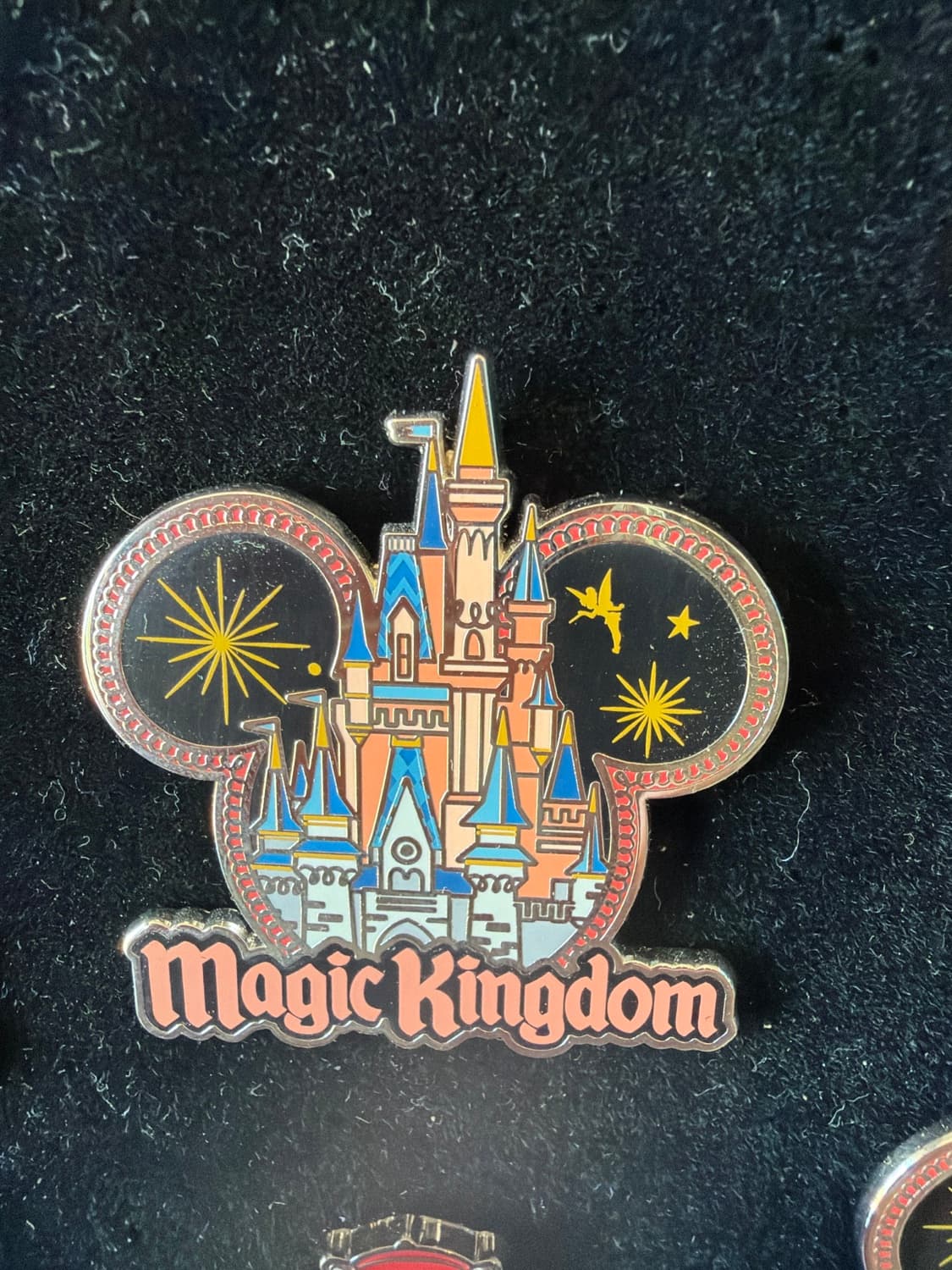 Magic Kingdom Icon Castle Pin front