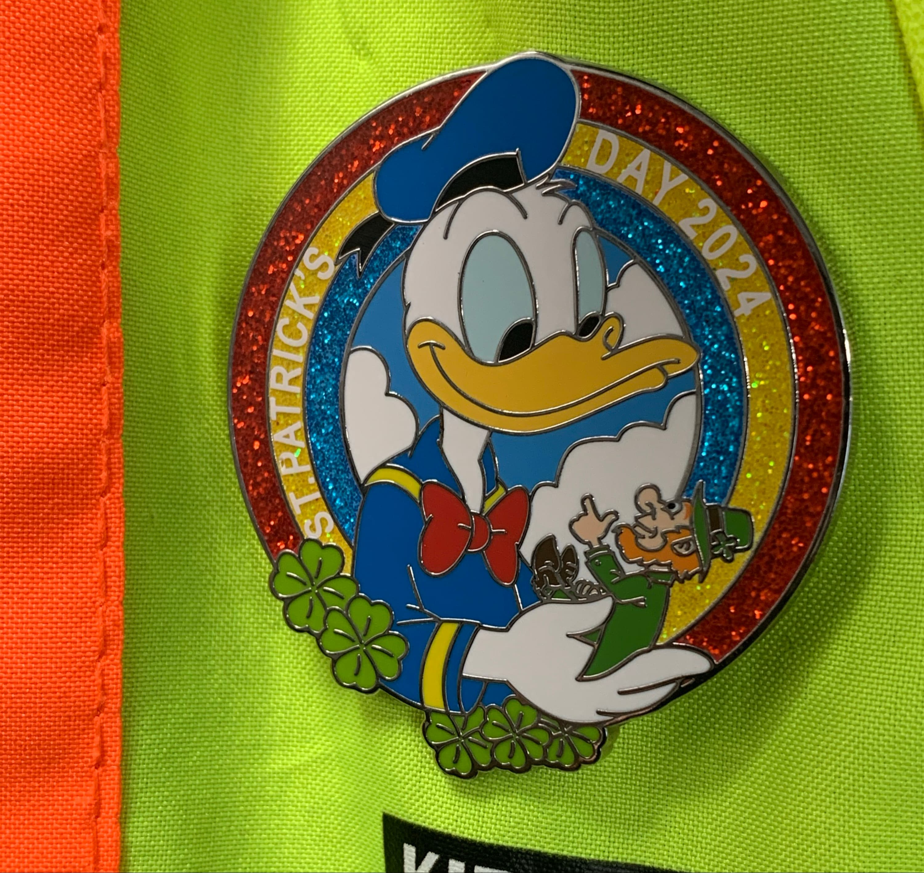 Donald Duck with Leprechaun - St. Patrick's Day 2024 front
