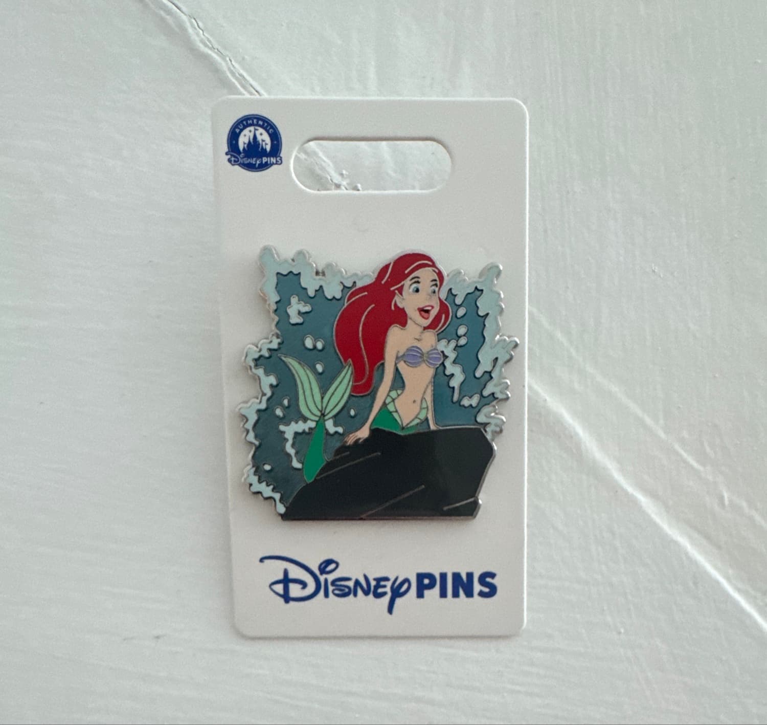 Ariel with Wave Pin, The Little Mermaid front