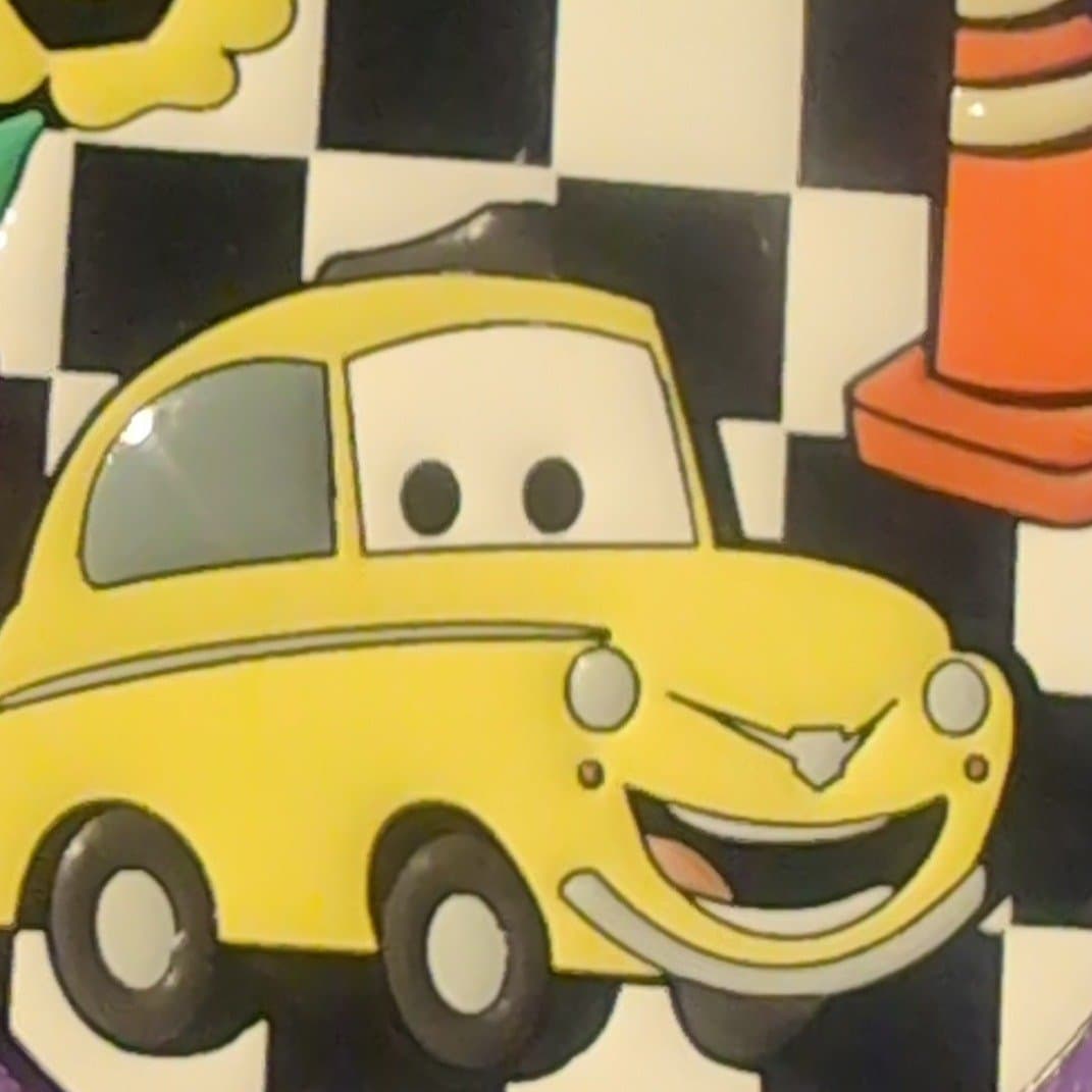 Disney Pixar Cars Checkered Blind Box Enamel Pin front
