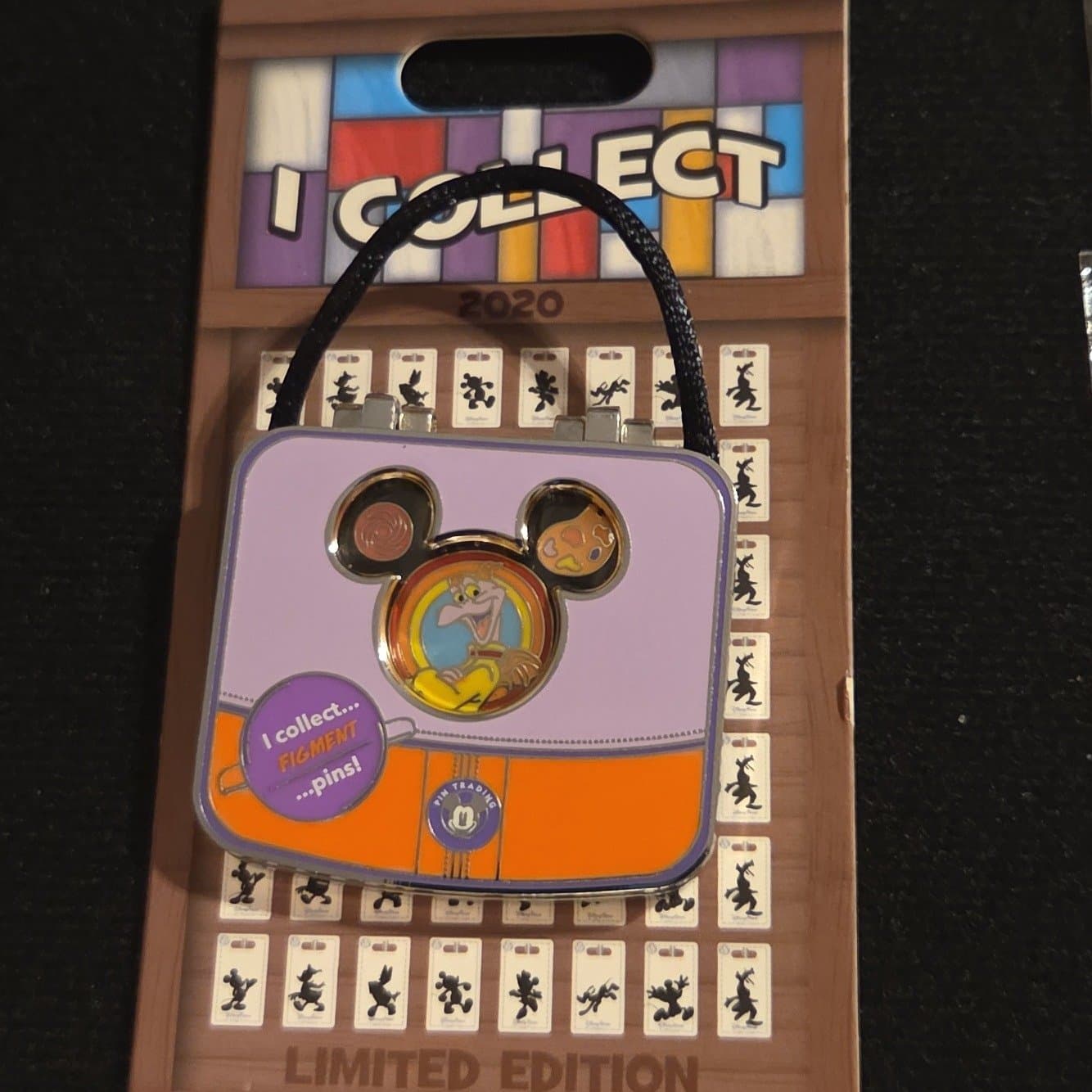 I Collect Hinged Pin Trading Bag Series - Figment front