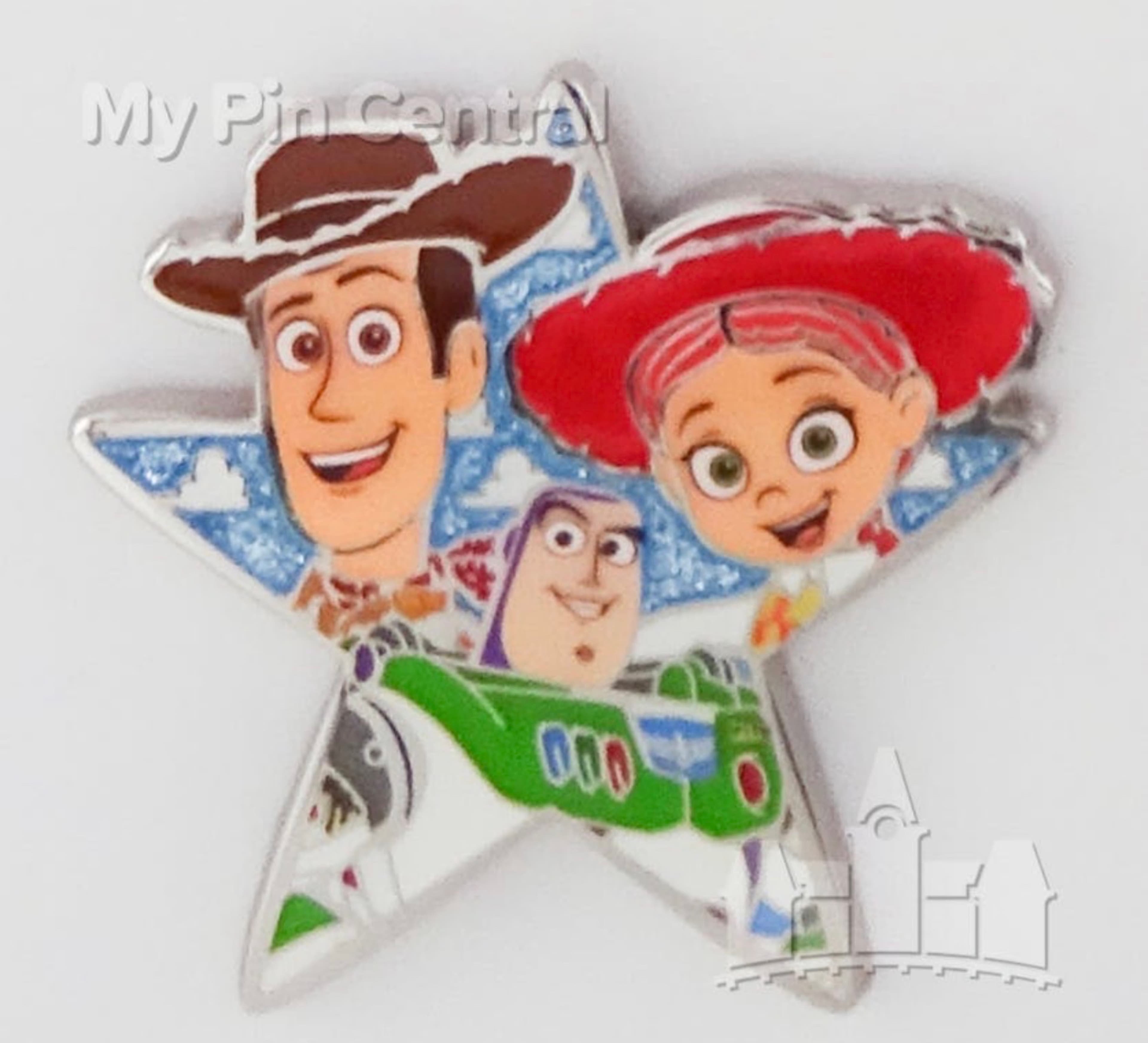 Woody, Jessie, Buzz Lightyear - Star - Toy Story front
