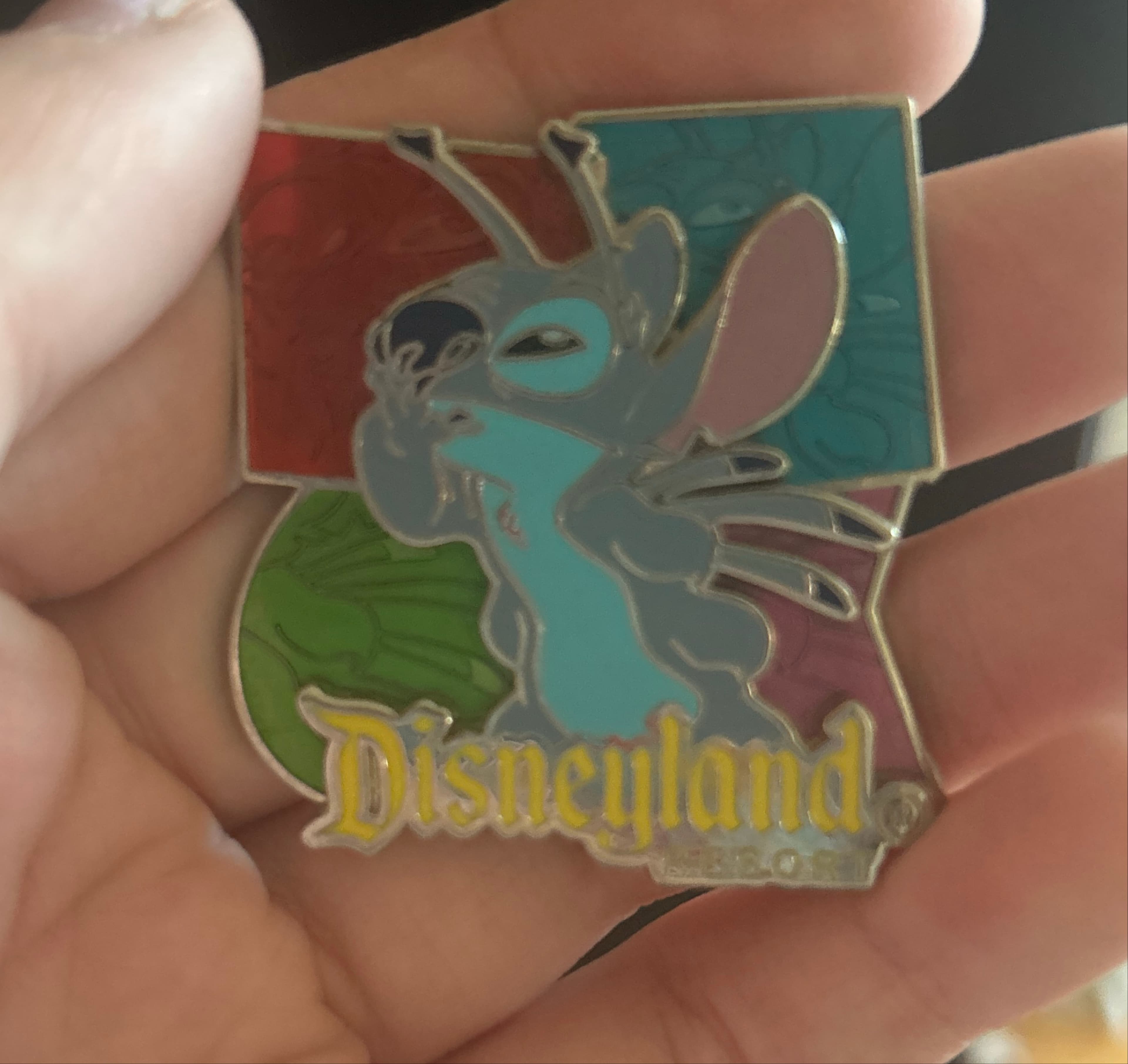 Stitch Alien Form with Colorful Panels - Disneyland front