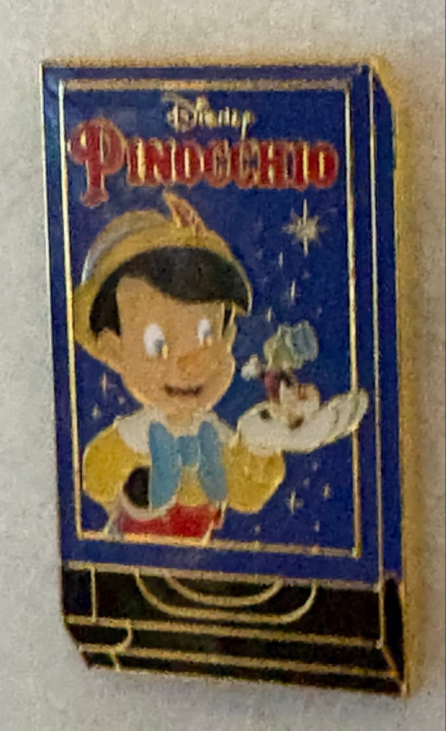 Loungefly - Pinocchio - Classic VHS - Mystery Pin front