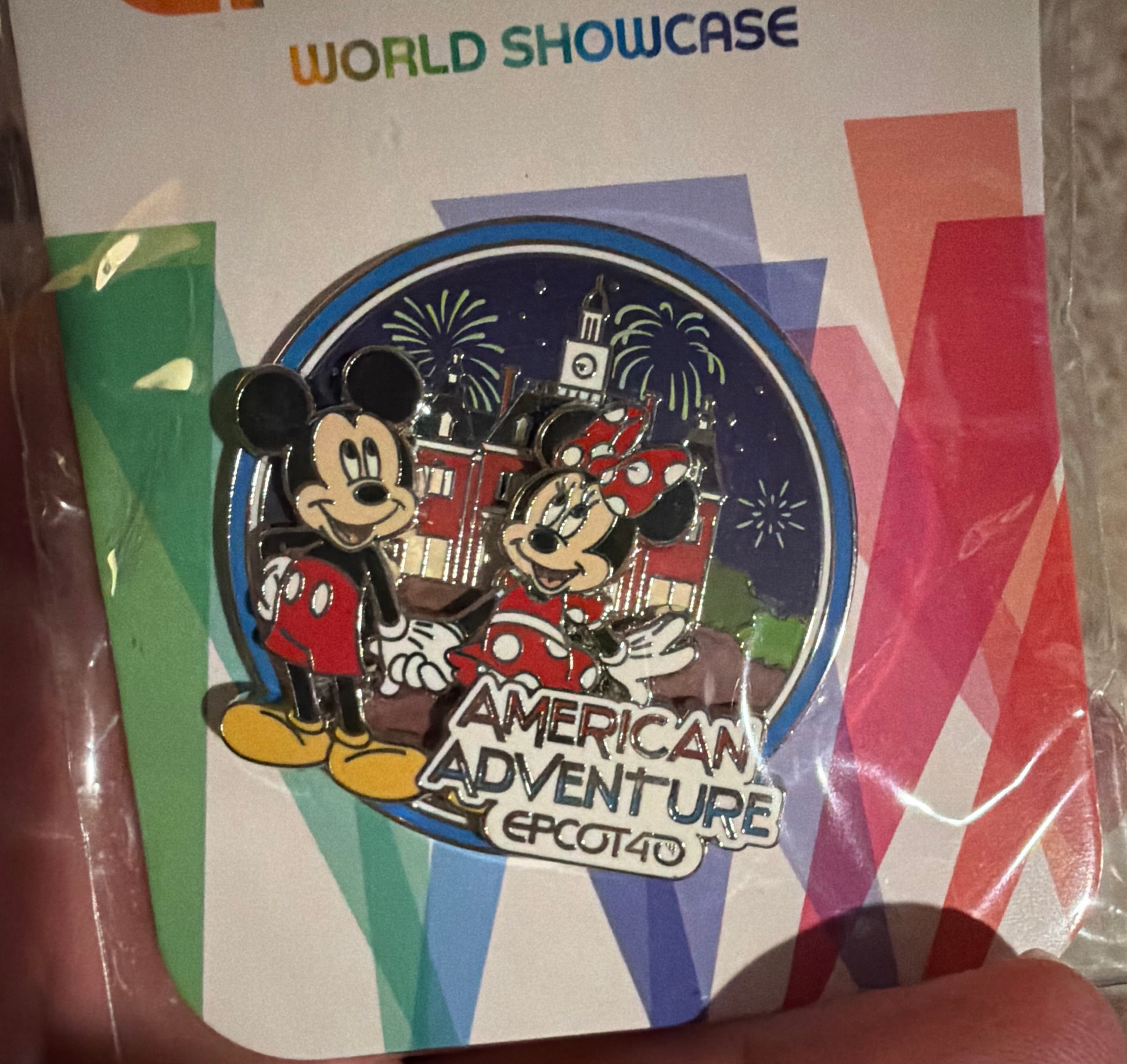 Mickey & Minnie American Adventure Epcot 40th Anniversary front