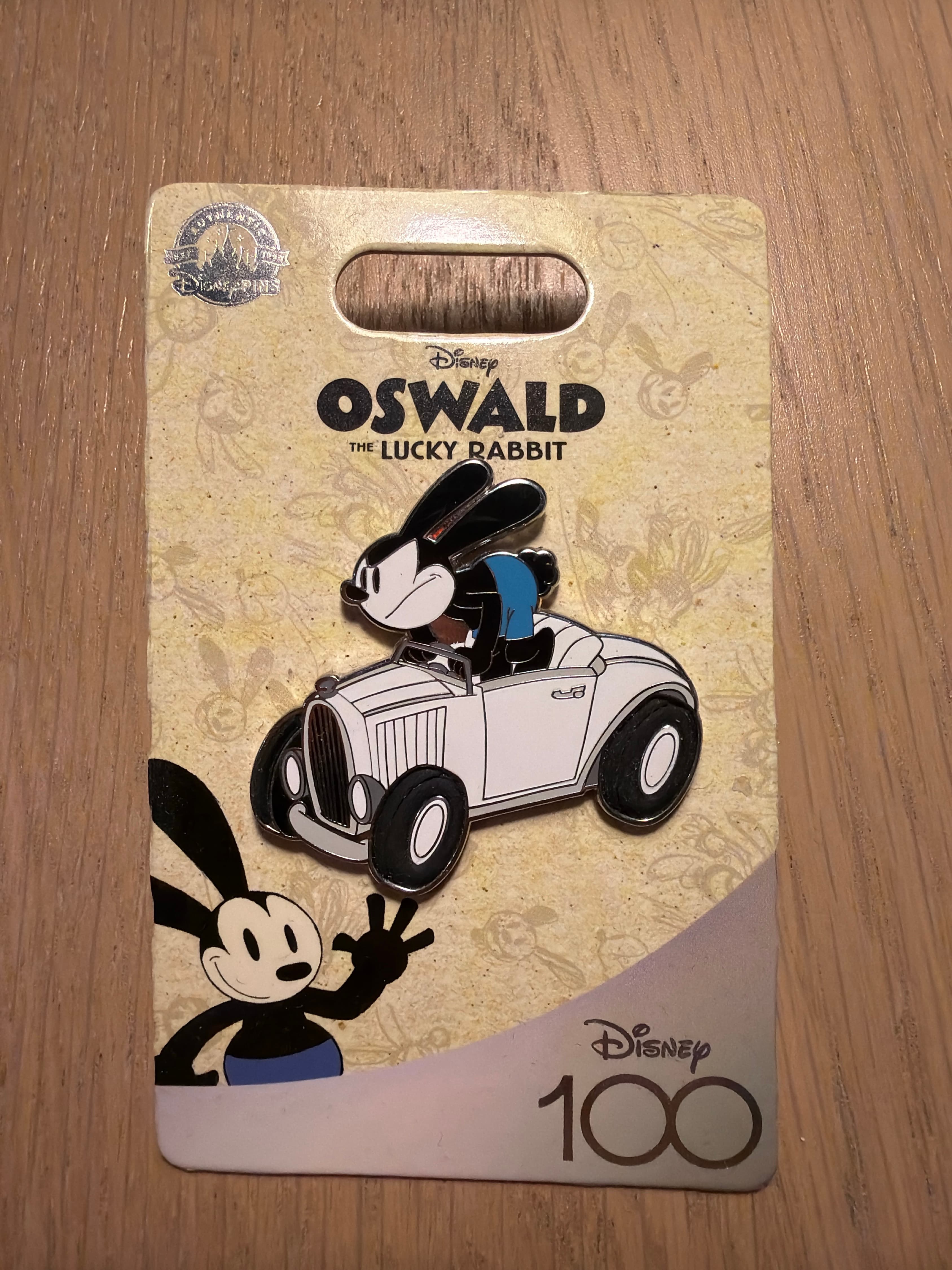 Oswald the Lucky Rabbit in Car - Disney 100 front
