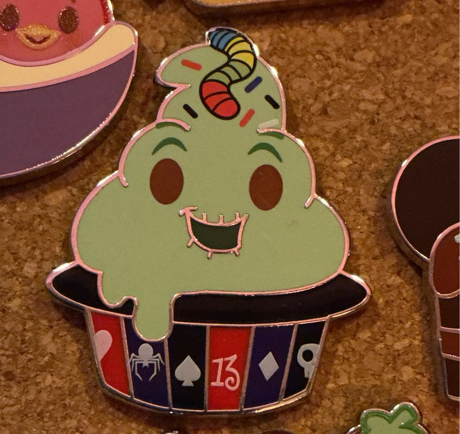 Oogie Boogie Cupcake Munchlings Mystery Pin front