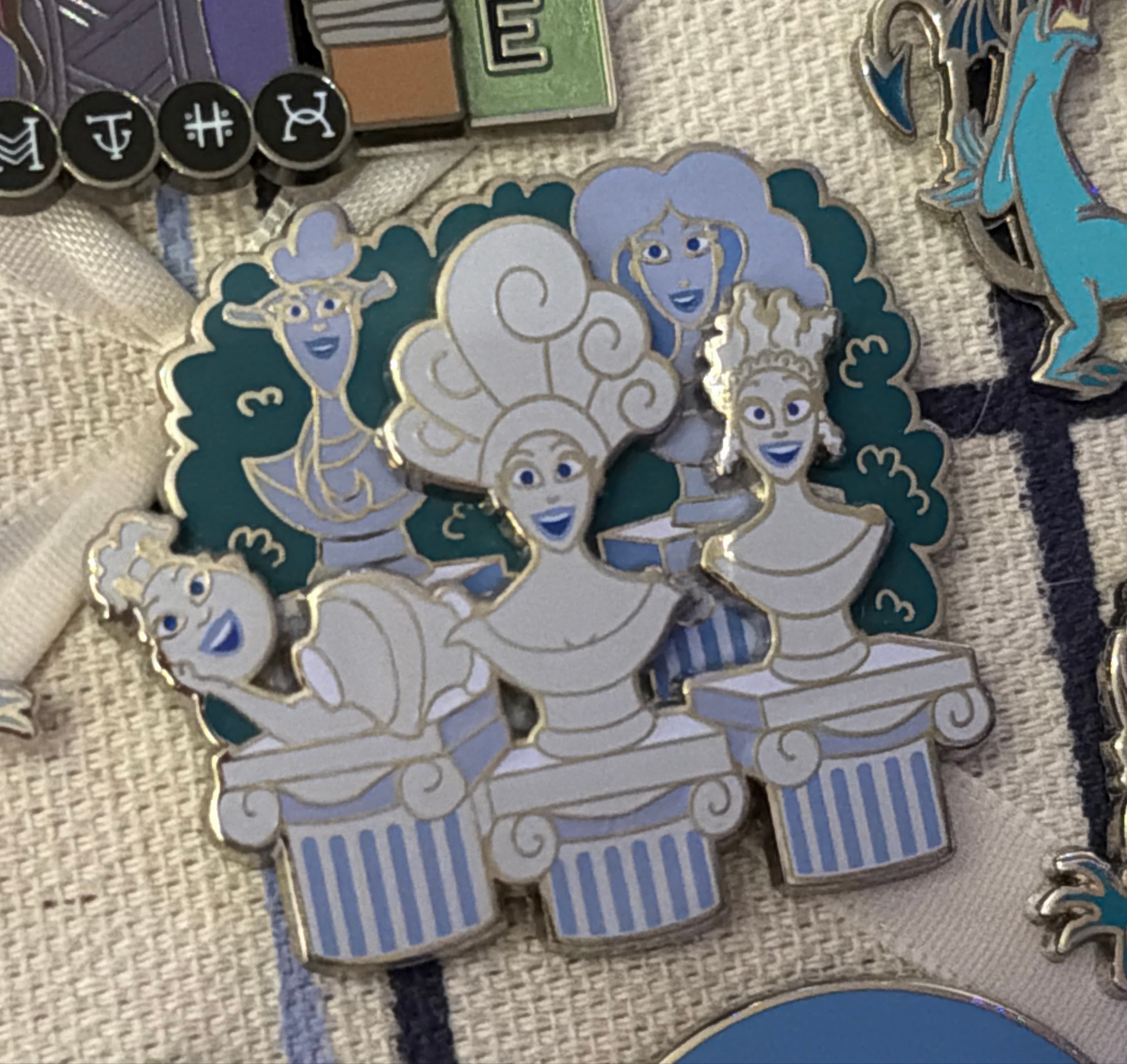 The Muses Busts - Hercules - WDW Hidden Disney 2024: Wave 1 front