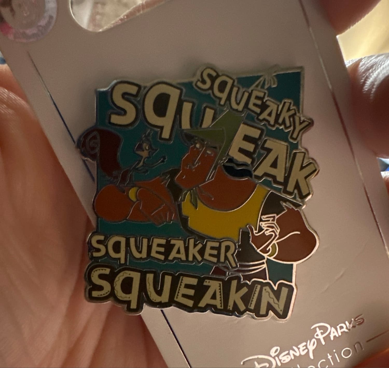 Kronk and Squeaky 'Squeaky Squeak Squeaker Squeakin' Pin front