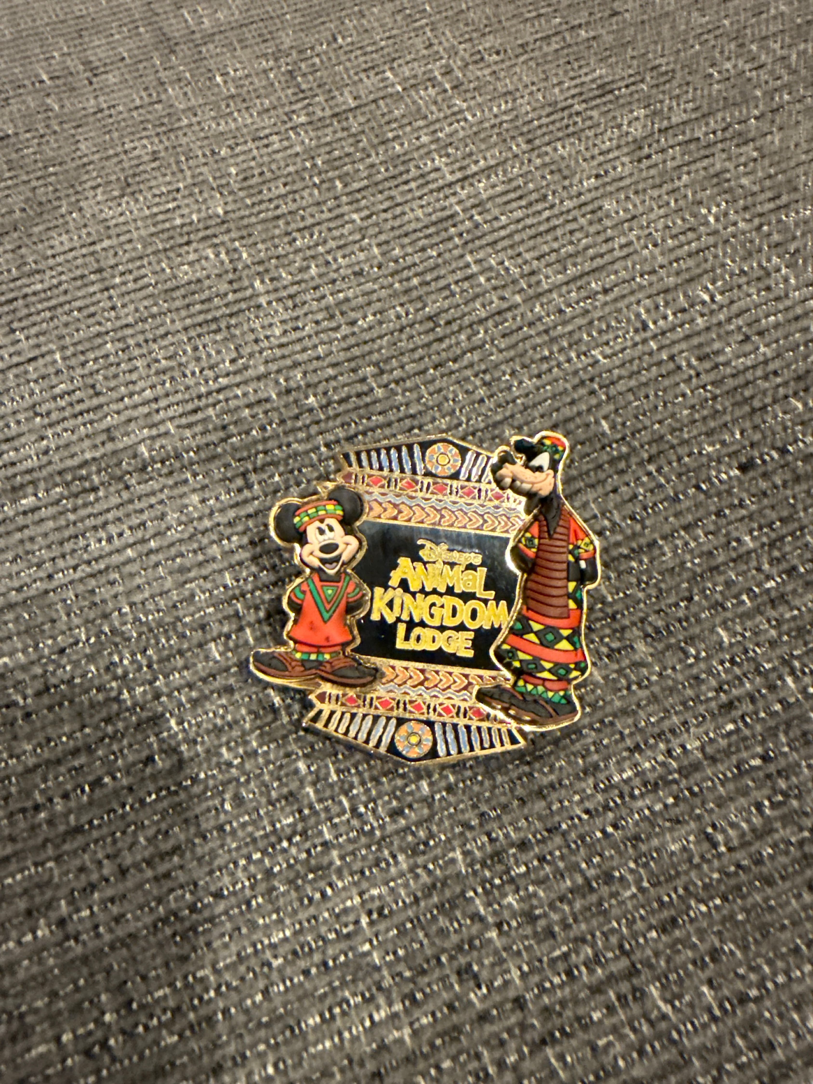 Mickey and Goofy - Disney's Animal Kingdom Lodge front