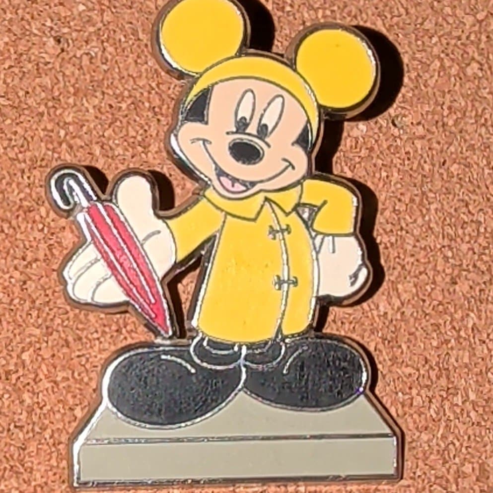 Mickey Mouse Raincoat with Umbrella front