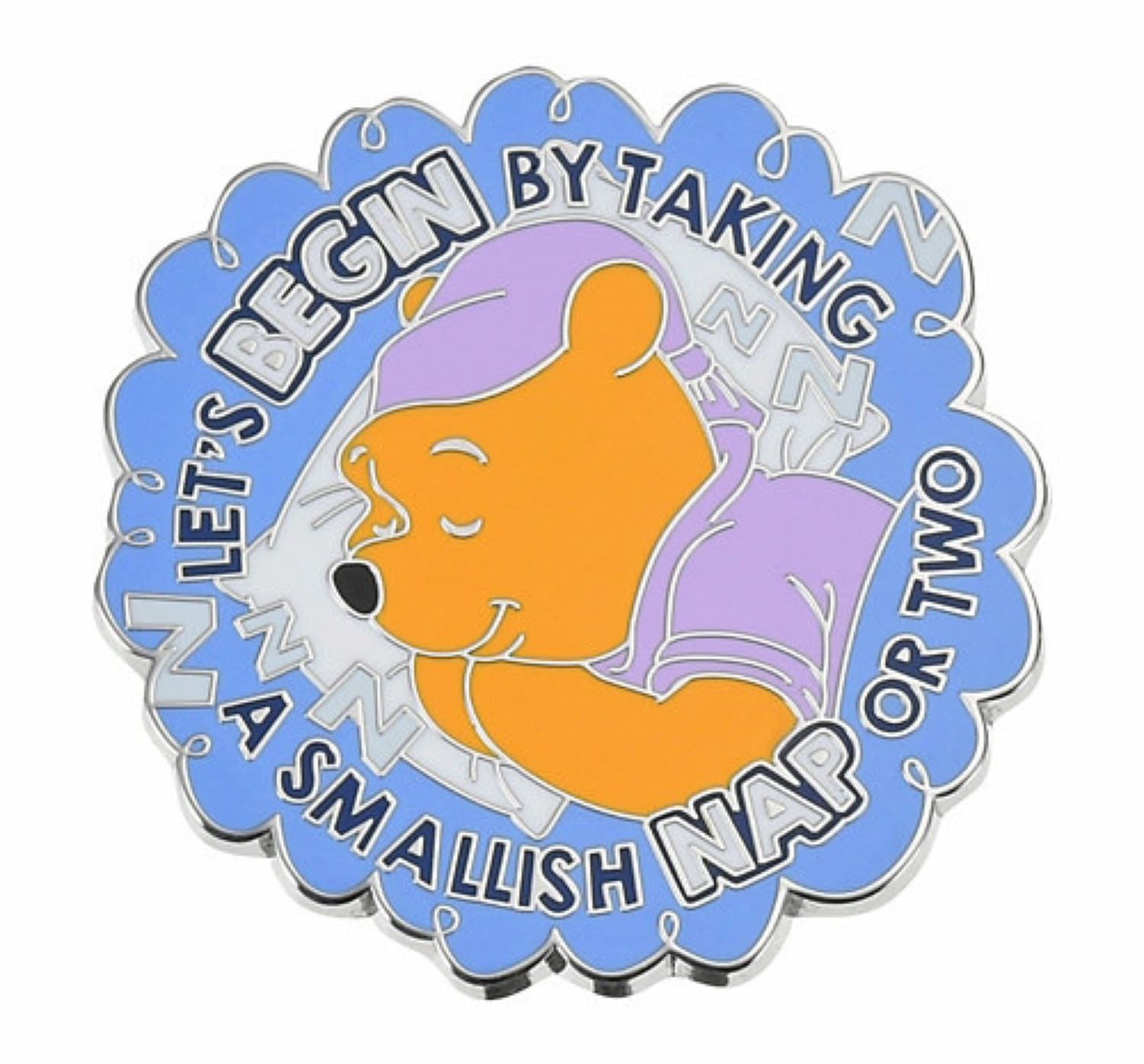 Pooh Let's Begin By Taking a Smallish Nap or Two front