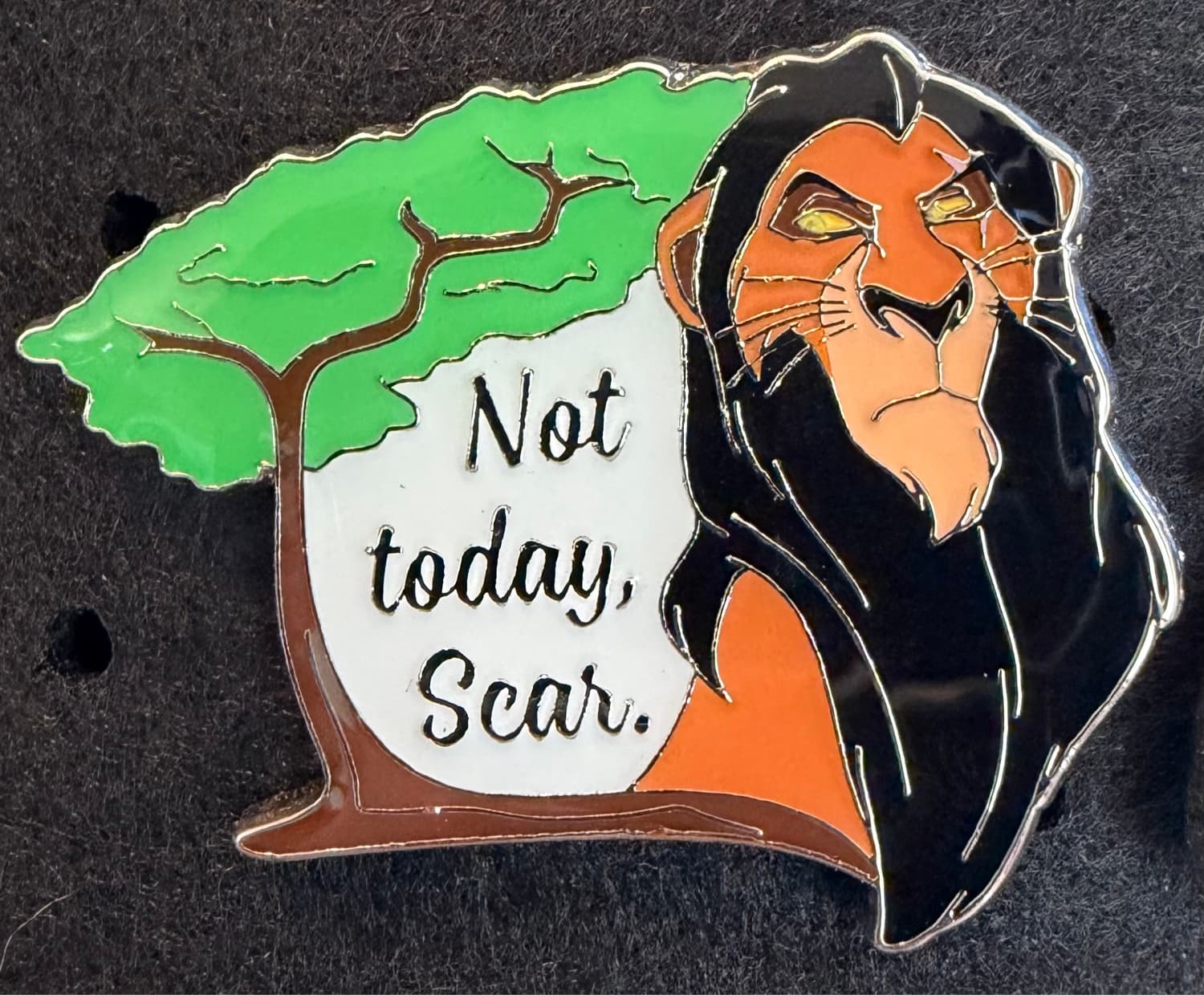 Scar - Disney Villains - Not Today Scar front