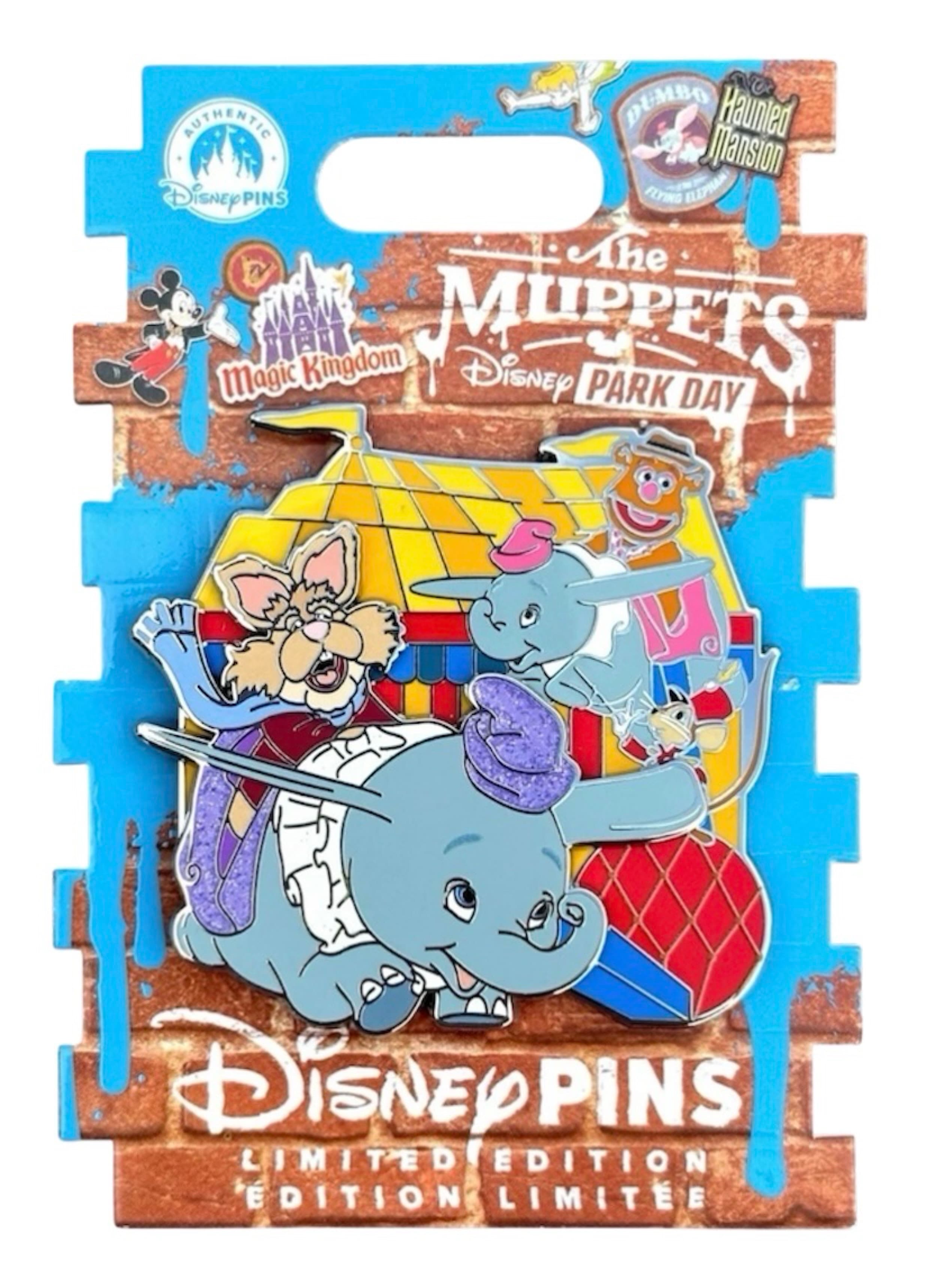 The Muppets Bean Bunny and Fozzie Bear on Dumbo the Flying Elephant front