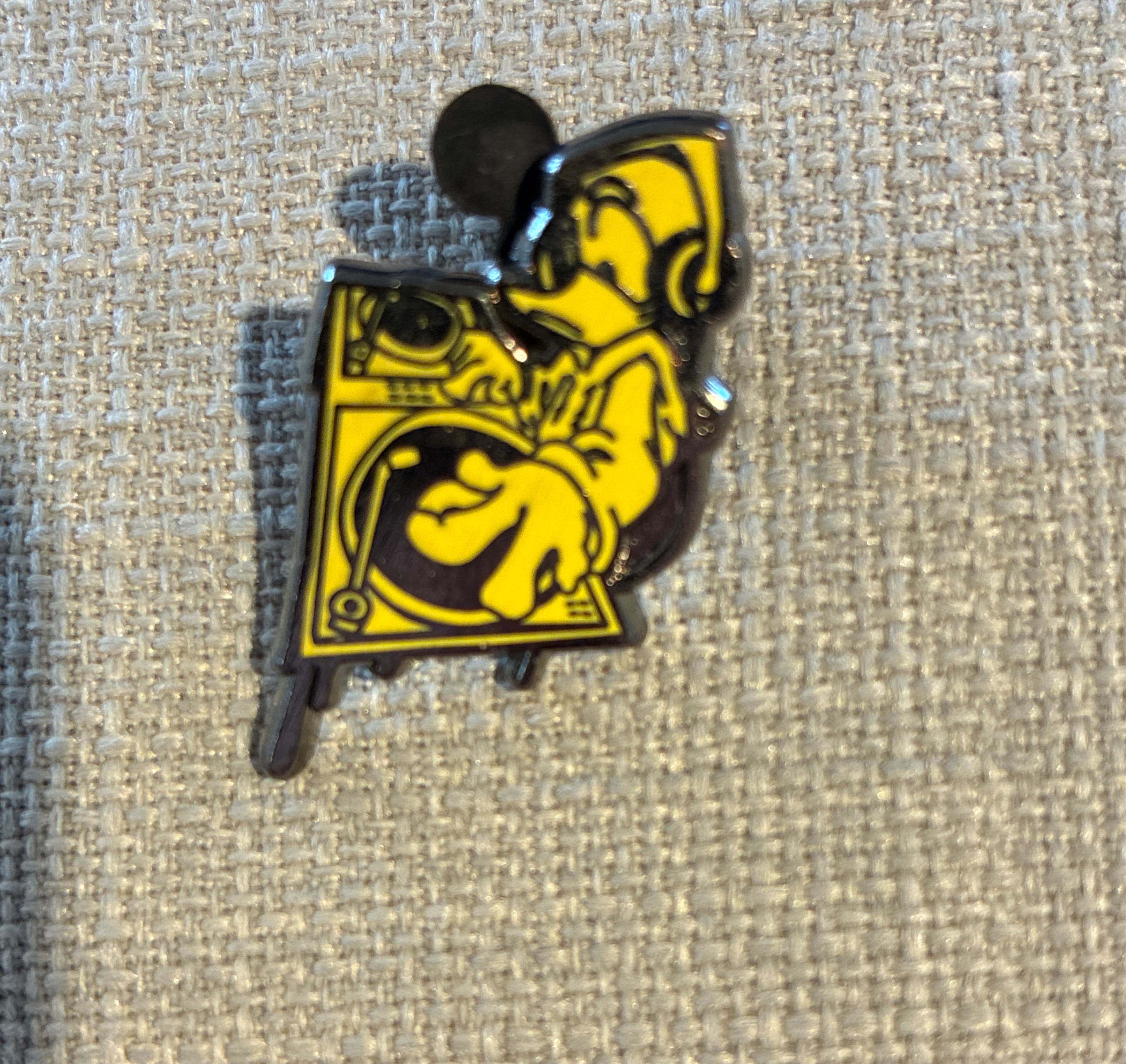 DJ Donald Duck - Hipster Themed D-Tour Mini Pin Set front