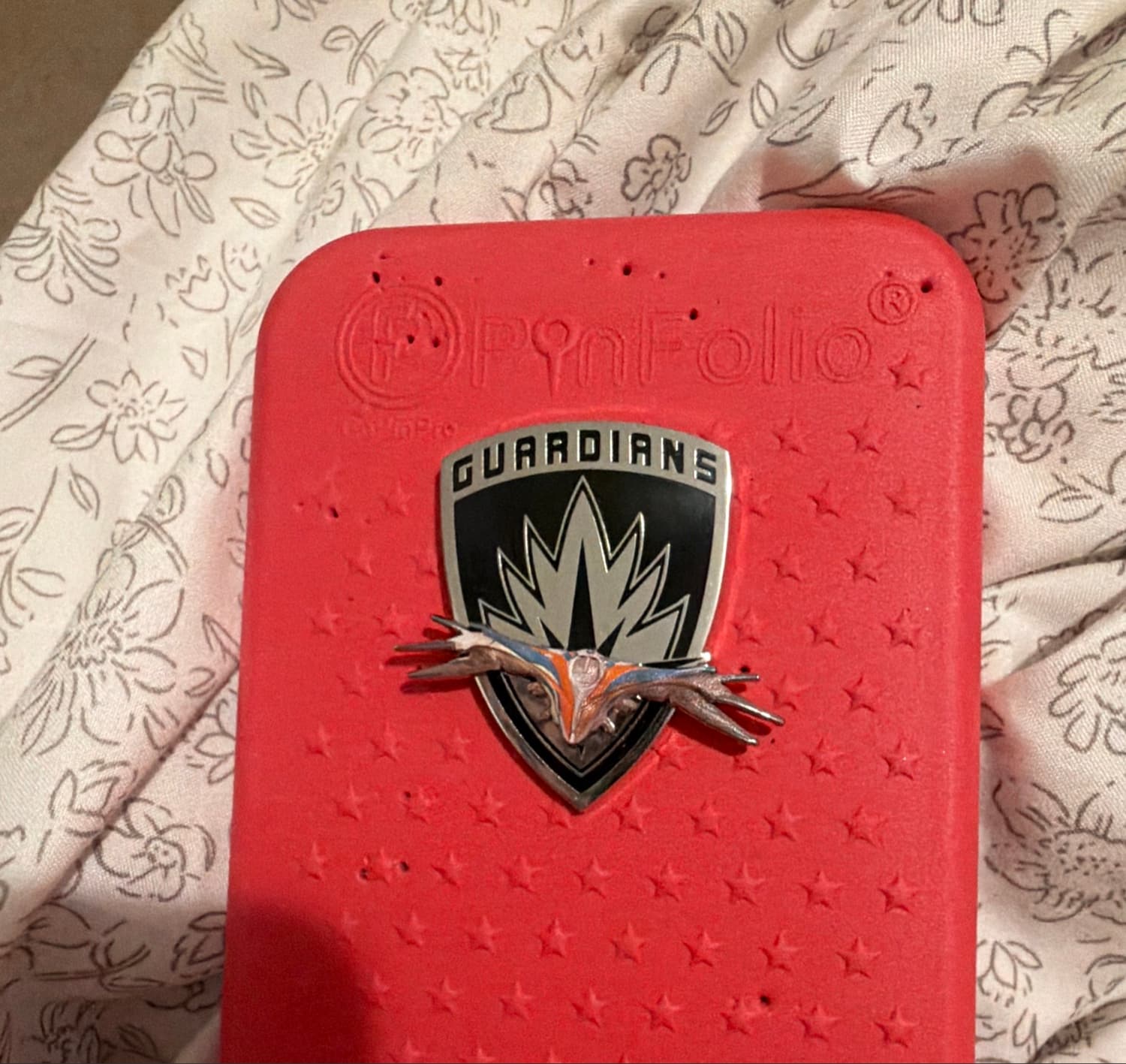 Disney Parks Marvel Guardians of the Galaxy Wonders of Xandar Shield Logo Pin front