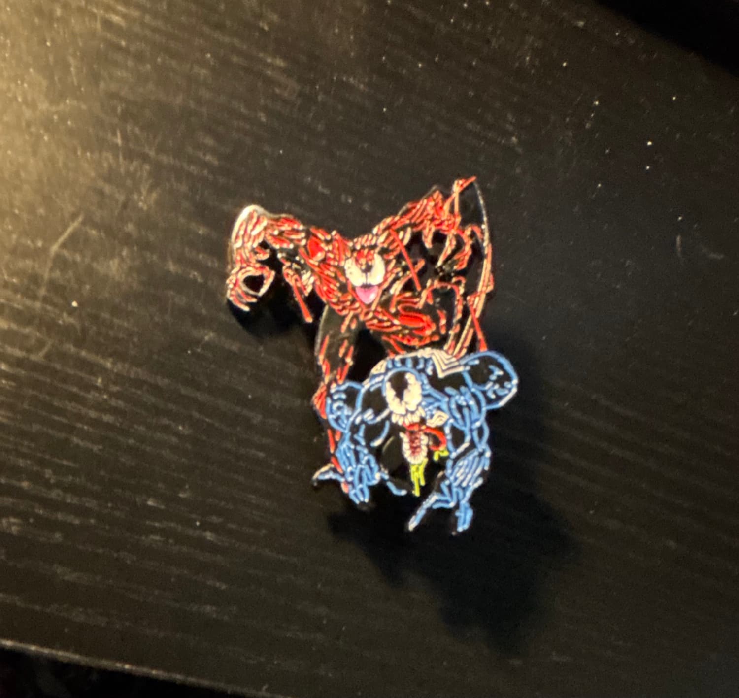 Venom & Carnage Enamel Pin front