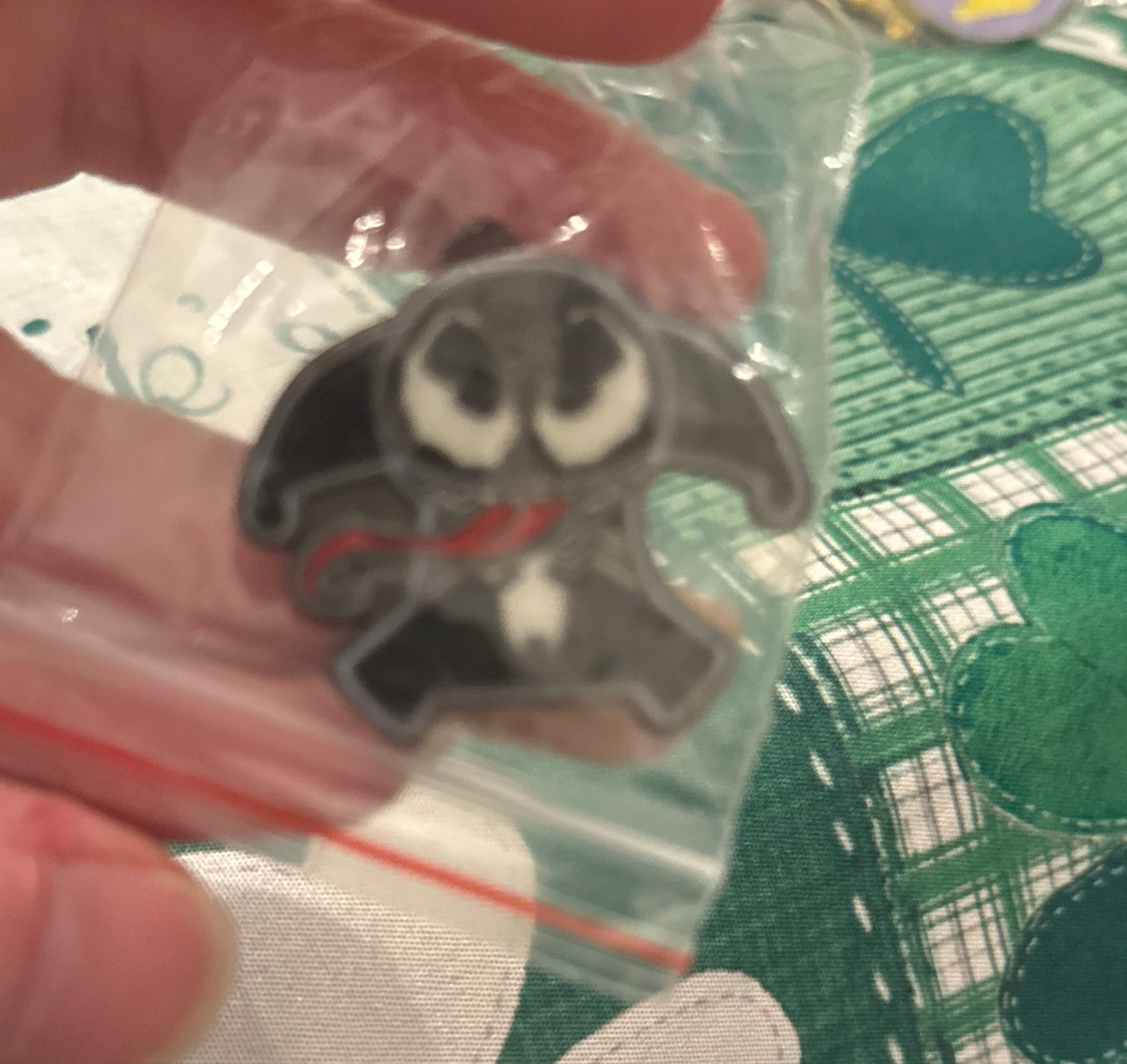 Stitch as Venom Enamel Pin front