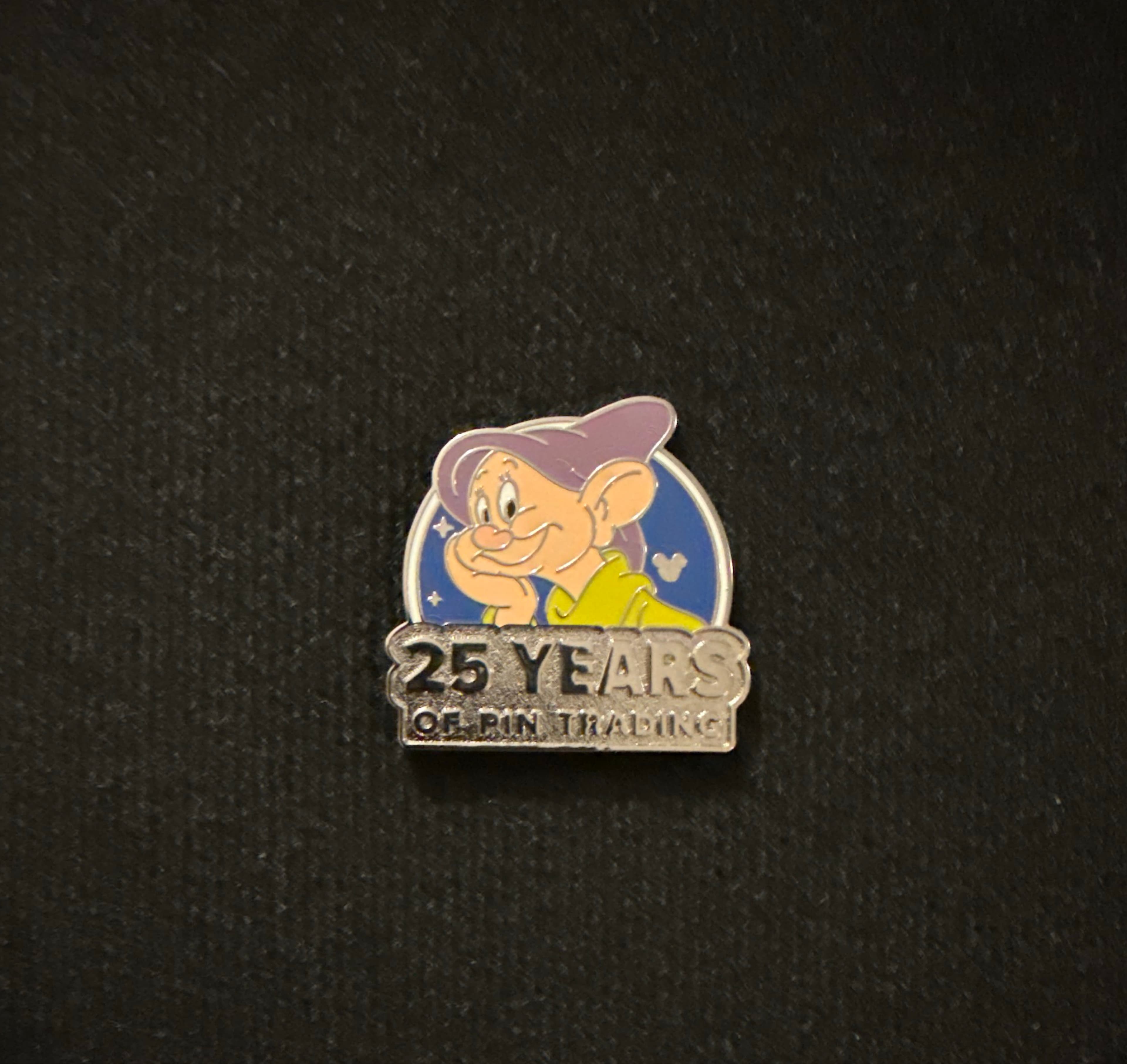 WDW - Dopey - 25 Years of Pin Trading - Hidden Disney 2025 - Snow White and the Seven Dwarfs front