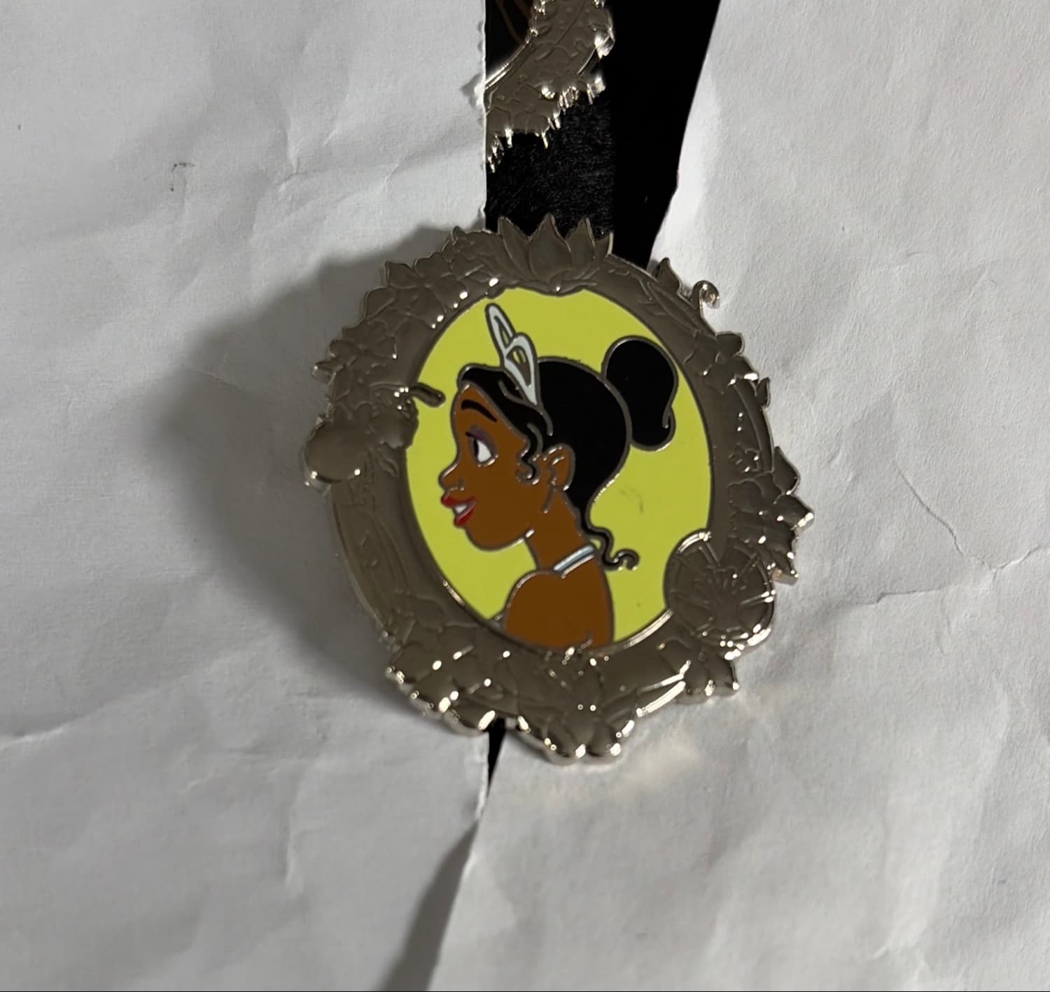 Princess Portrait Silver Frame - Tiana front