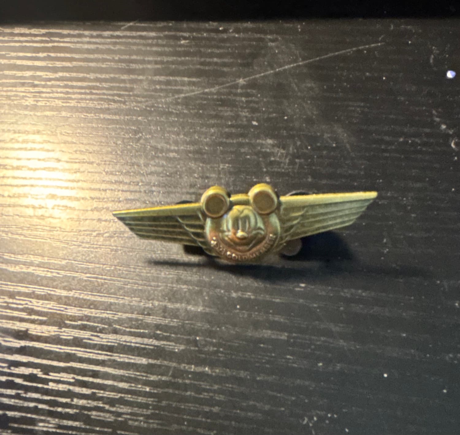 D23 Exclusive Gold Member Mickey Mouse Aviation Pin front