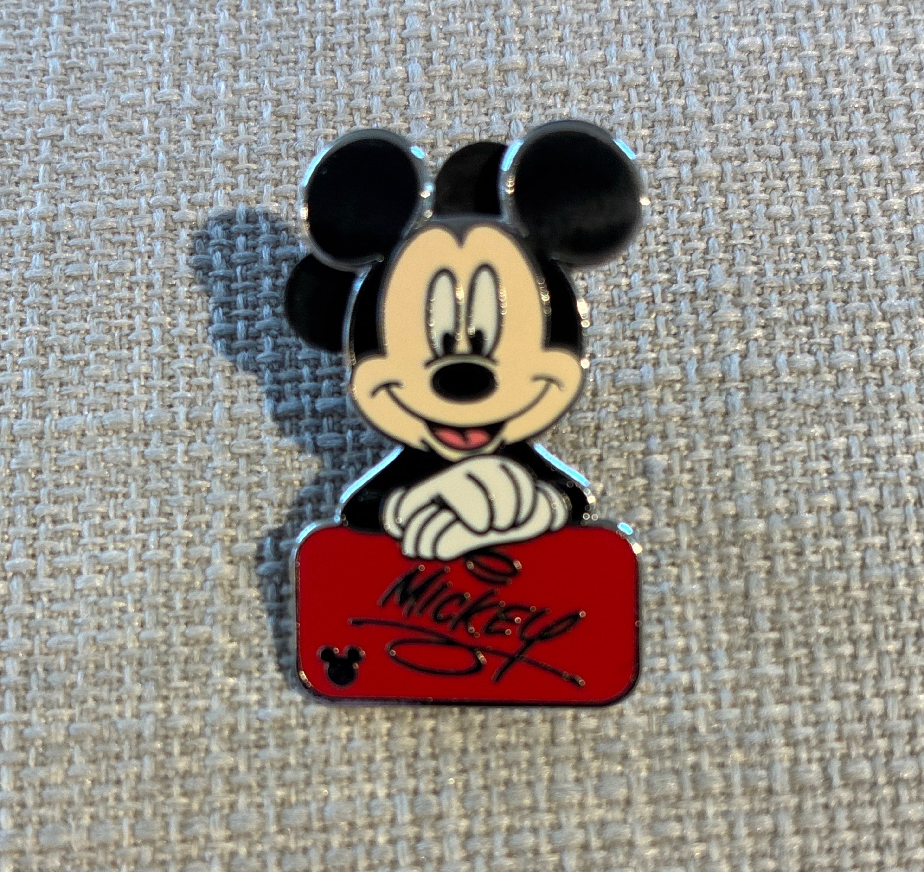Mickey Mouse Autograph - Red front