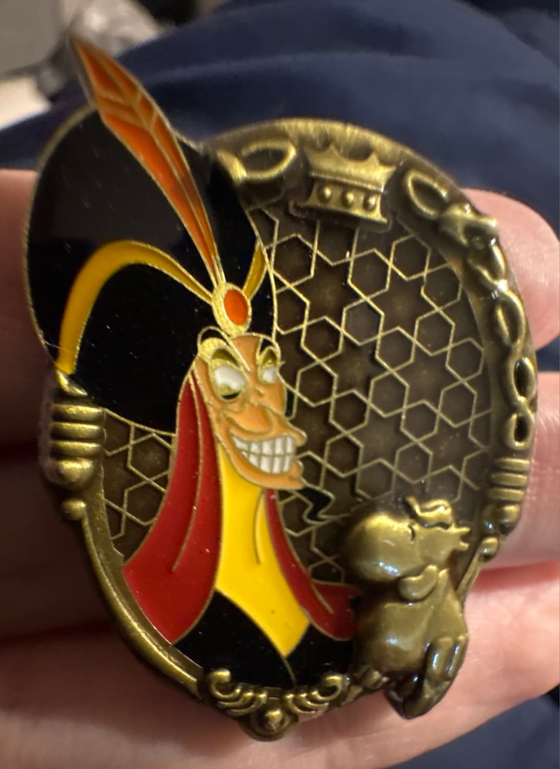 Framed Villains Jafar Pin front