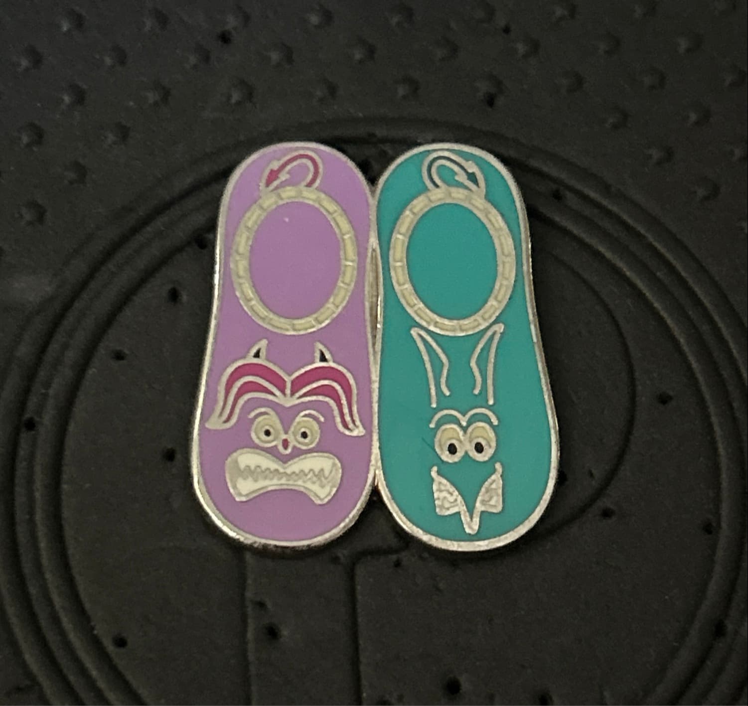 Pain and Panic Slippers Pin front