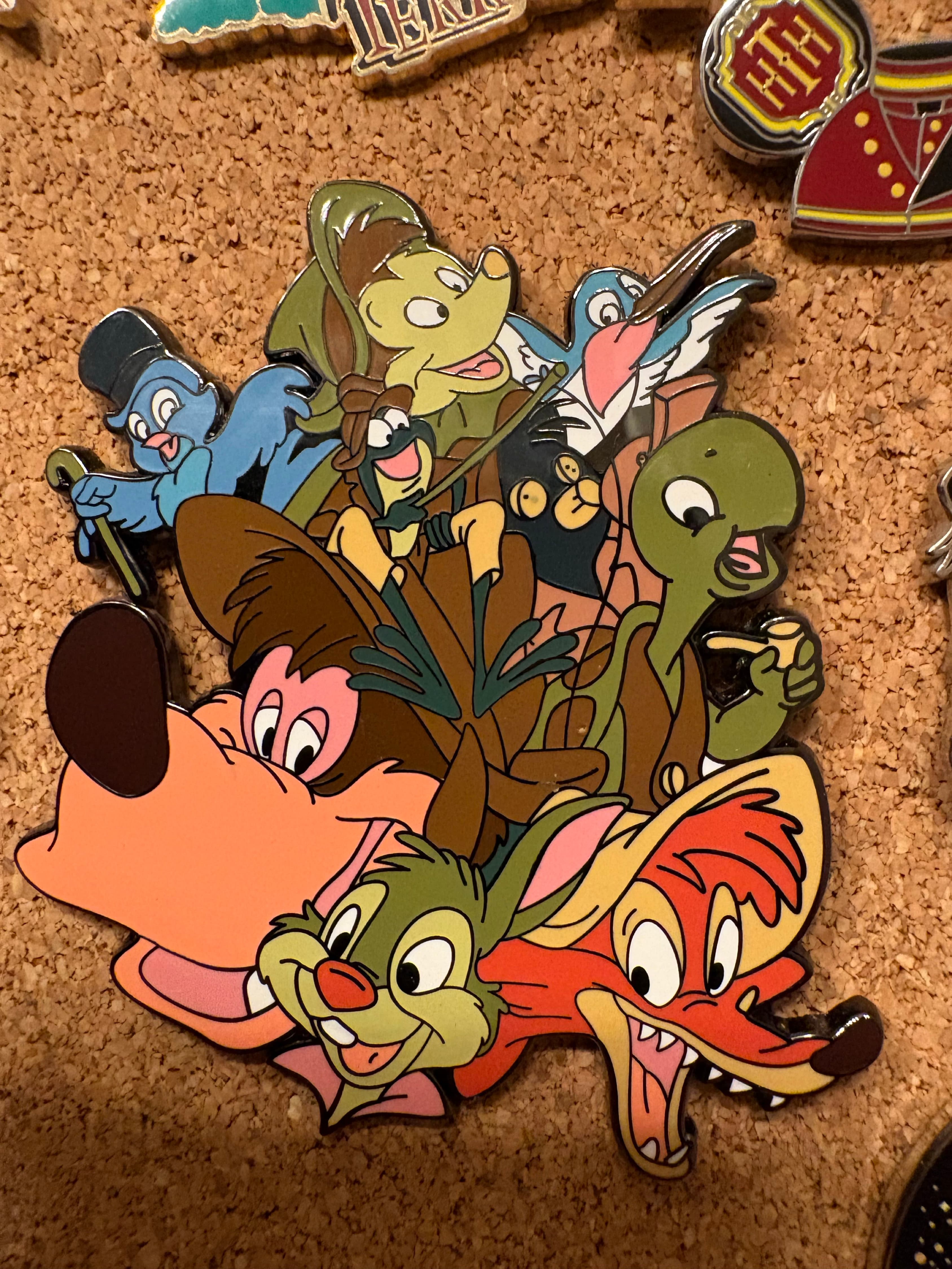 Splash mountain cluster fantasy pin front