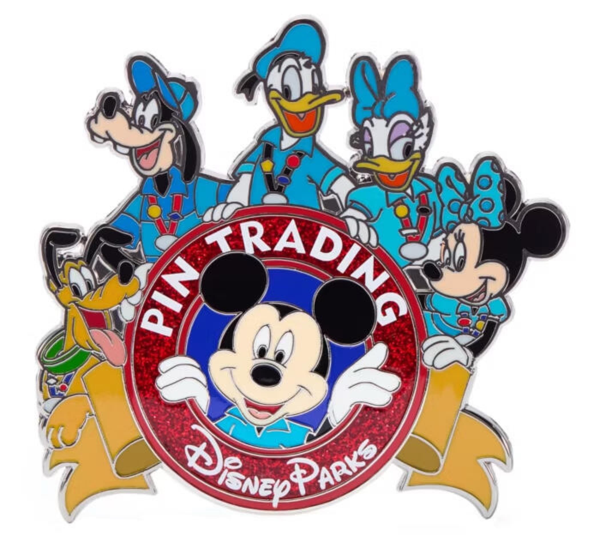 Mickey Mouse & Friends Pin Trading Logo front