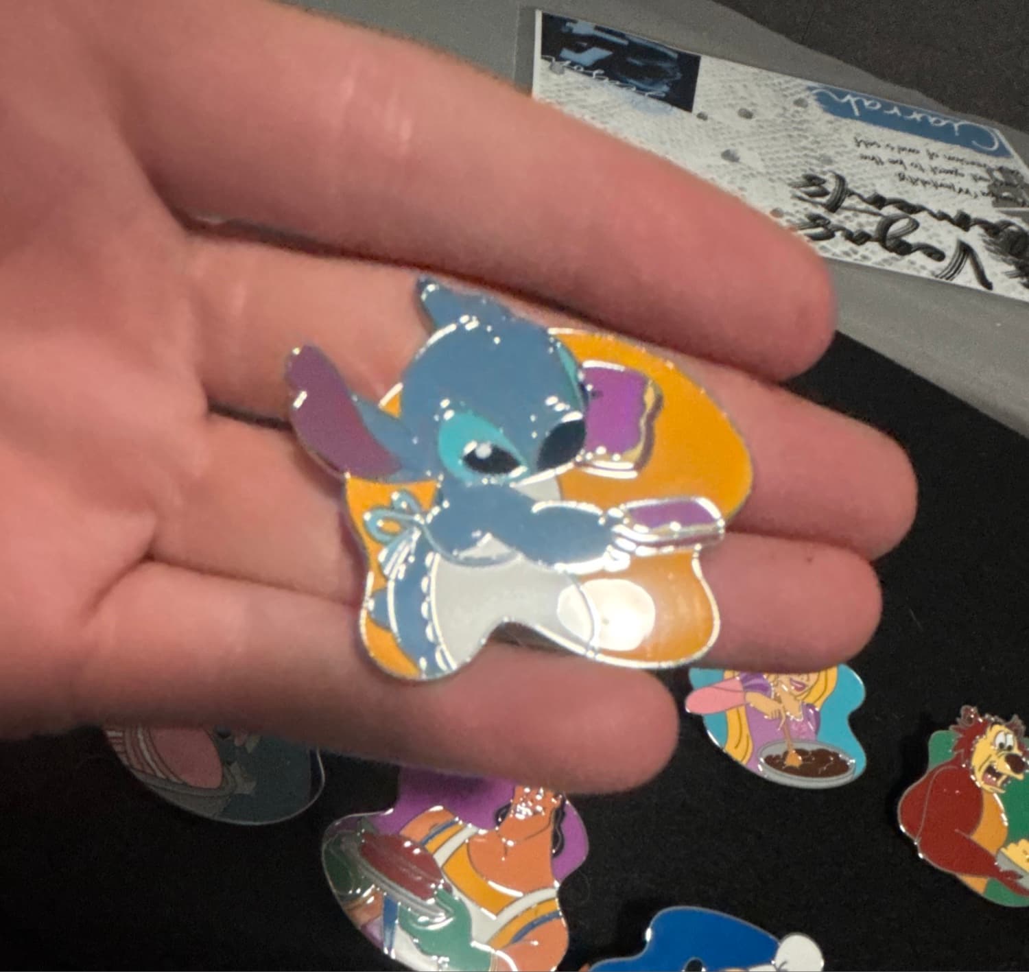 Stitch - Magical Chefs Mystery Pin Set (Toast and Jelly) front