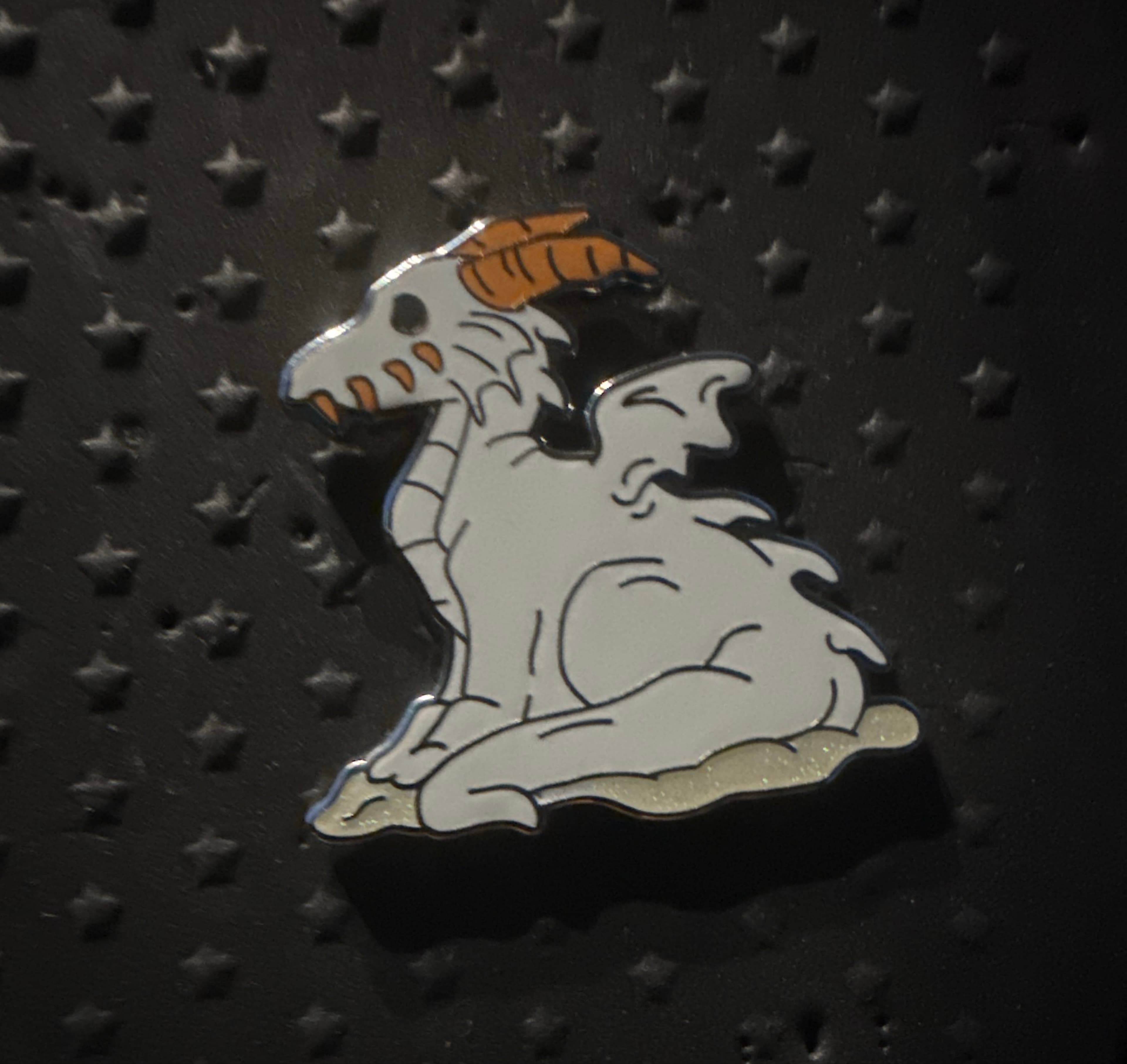 Figment Sitting on Sparkly White Cloud front