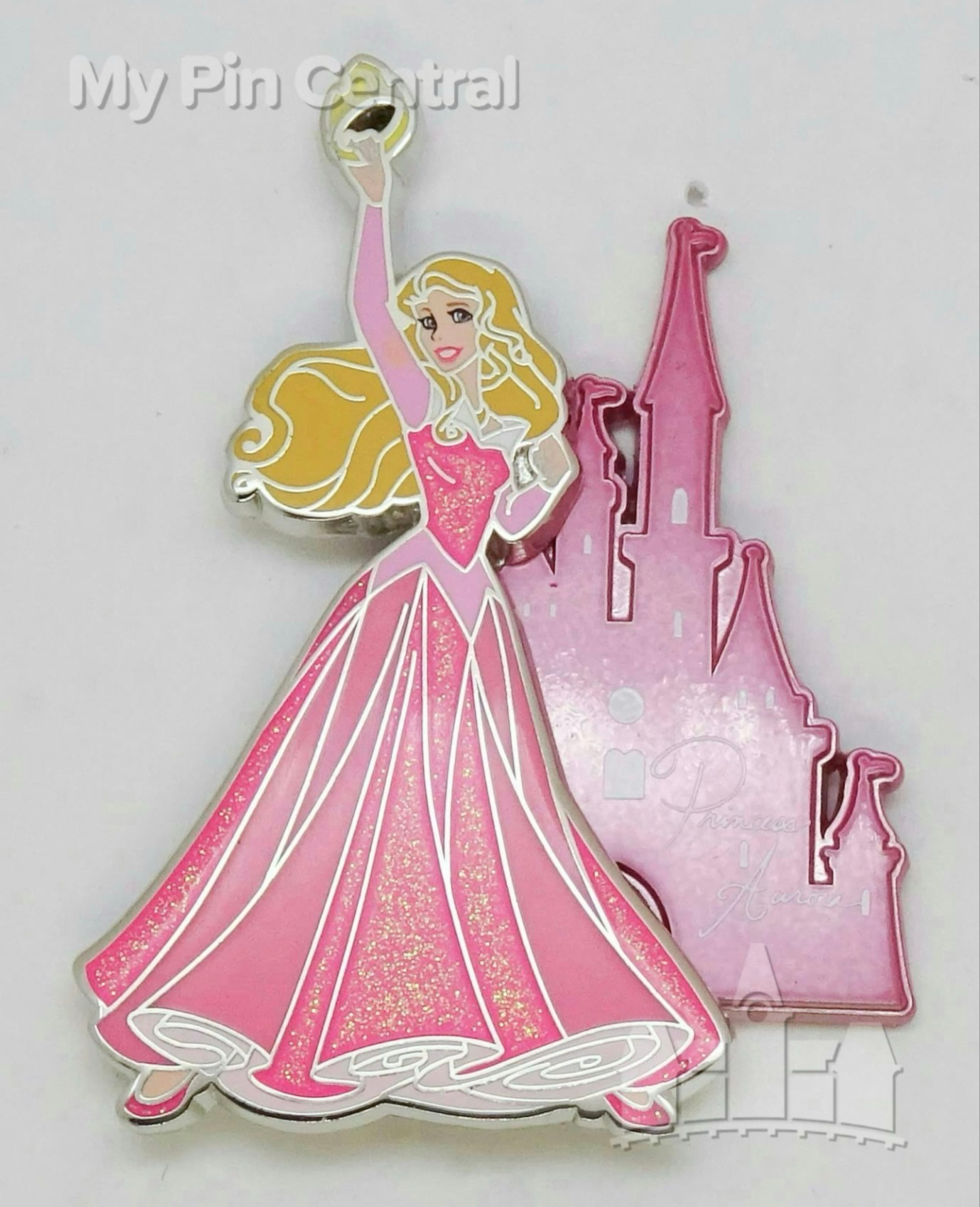 Aurora Princess Signature Castle Pin front