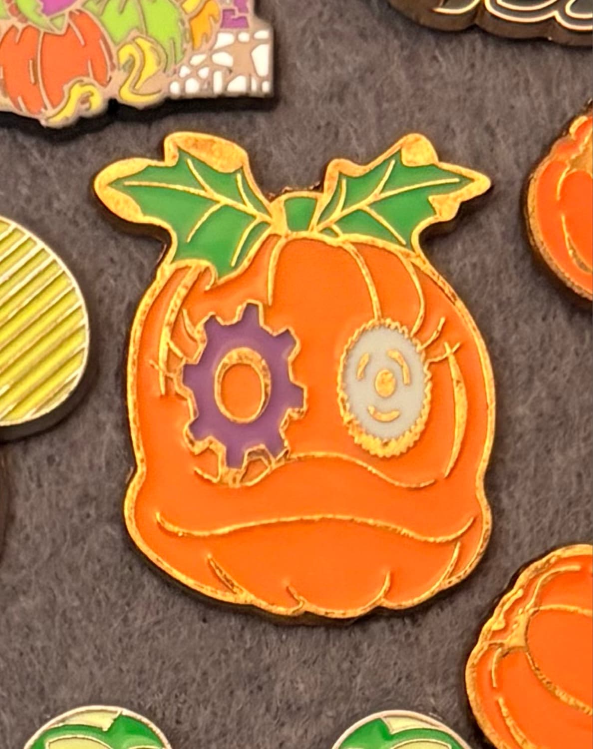 Steampunk Pumpkin - Halloween Time Mystery Pin Collection front
