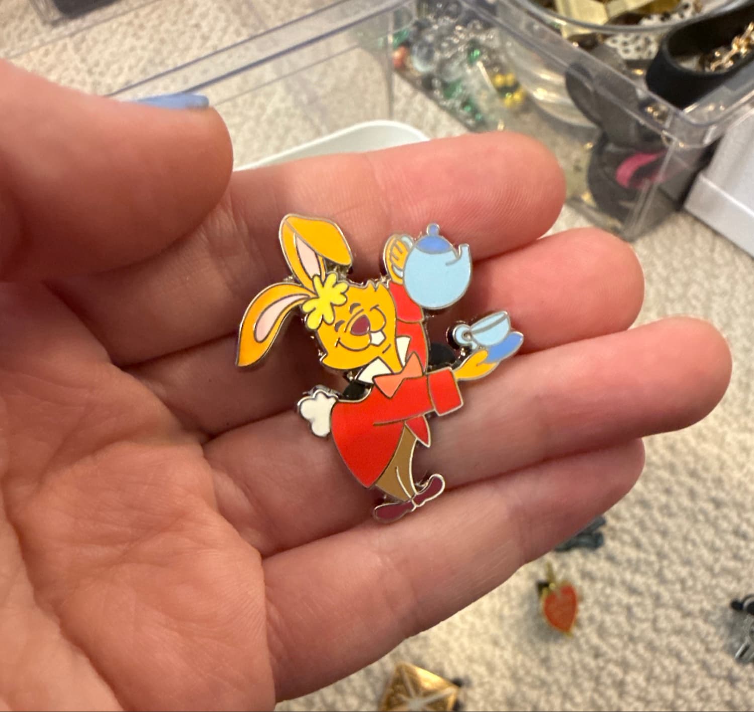 March Hare Limited Edition Pin, Alice in Wonderland front