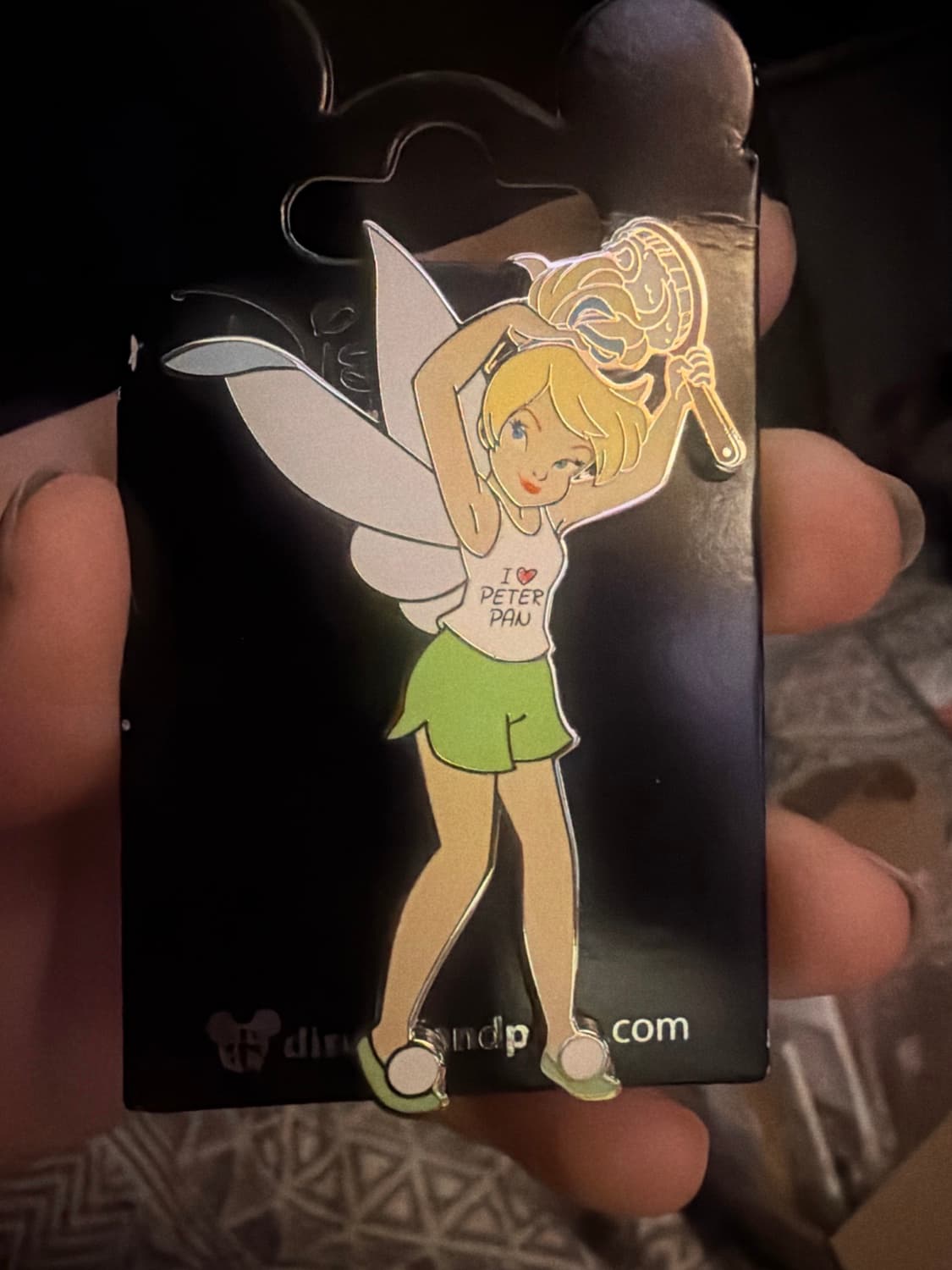 DLP - Tinker Bell - Waking Up - I Love Peter Pan T-Shirt front