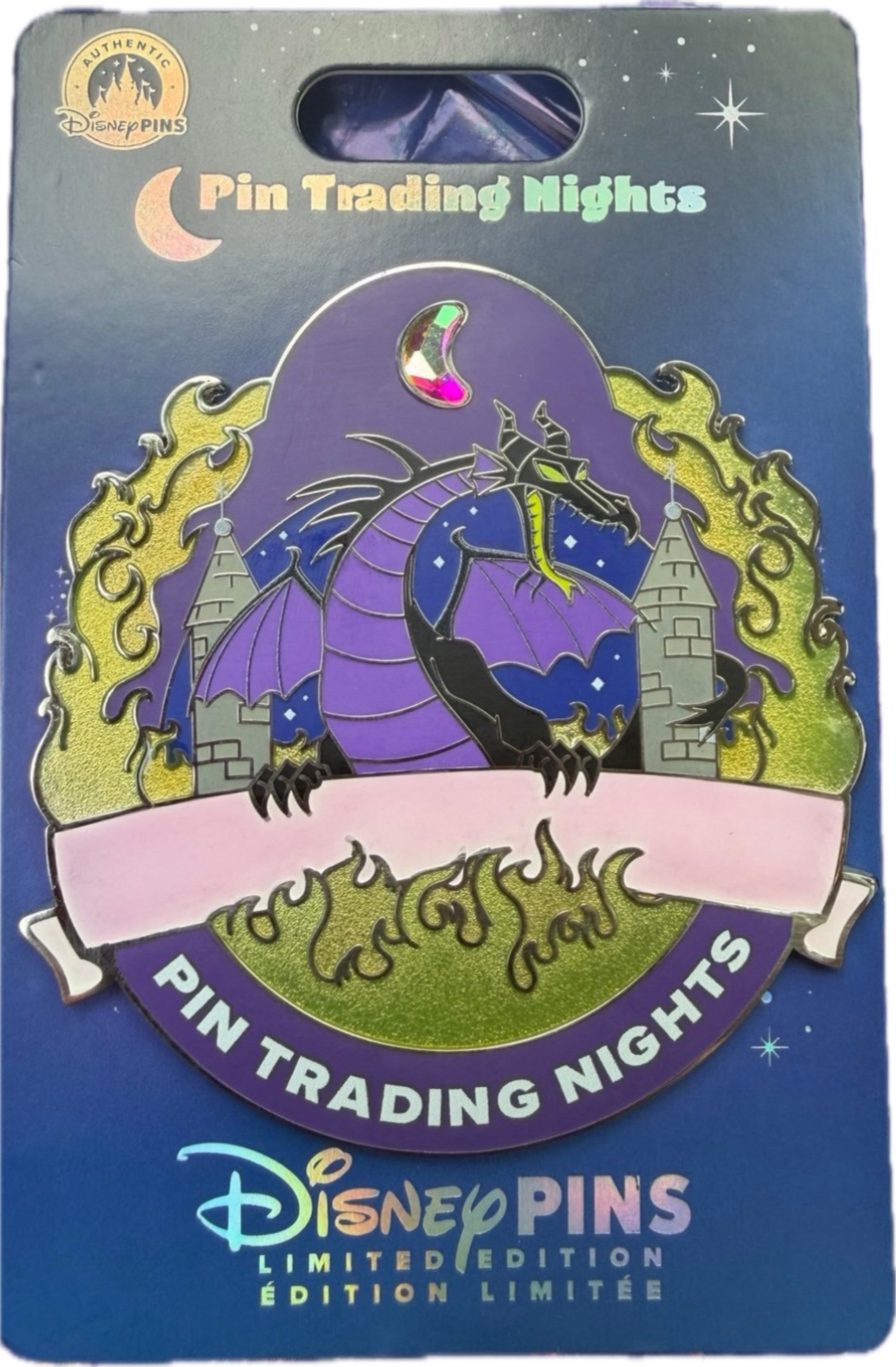 2026 Walt Disney World Pin Trading Night Maleficent Mini Jumbo front