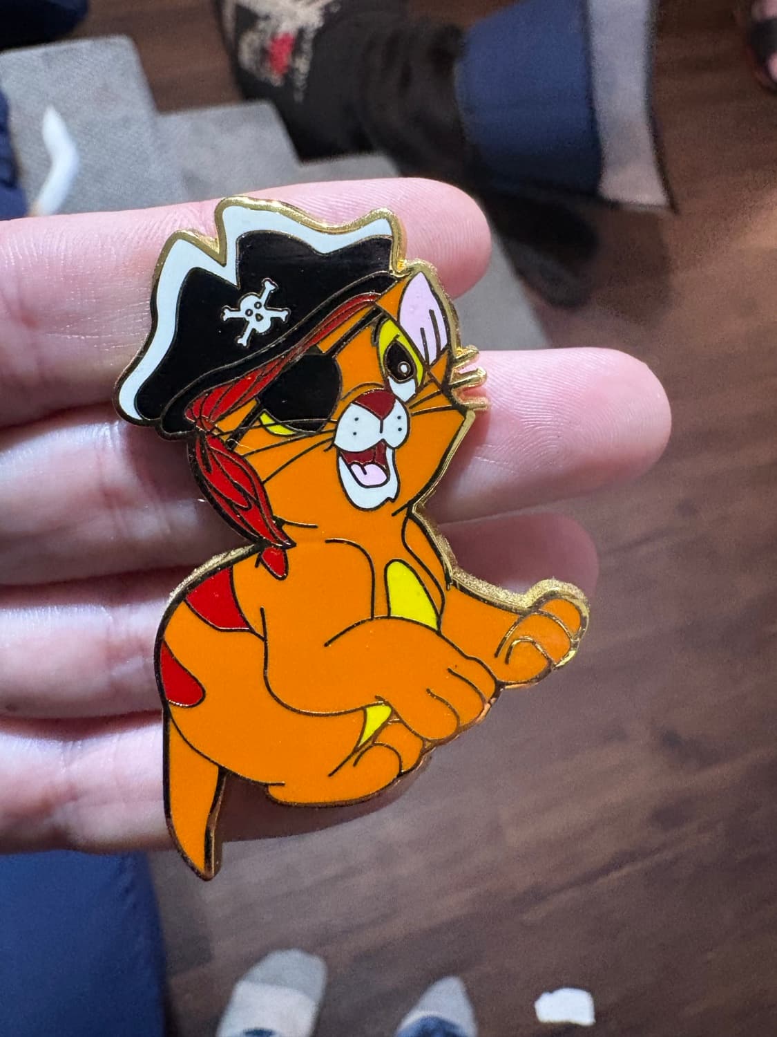 Oliver as Pirate Fantasy Pin front