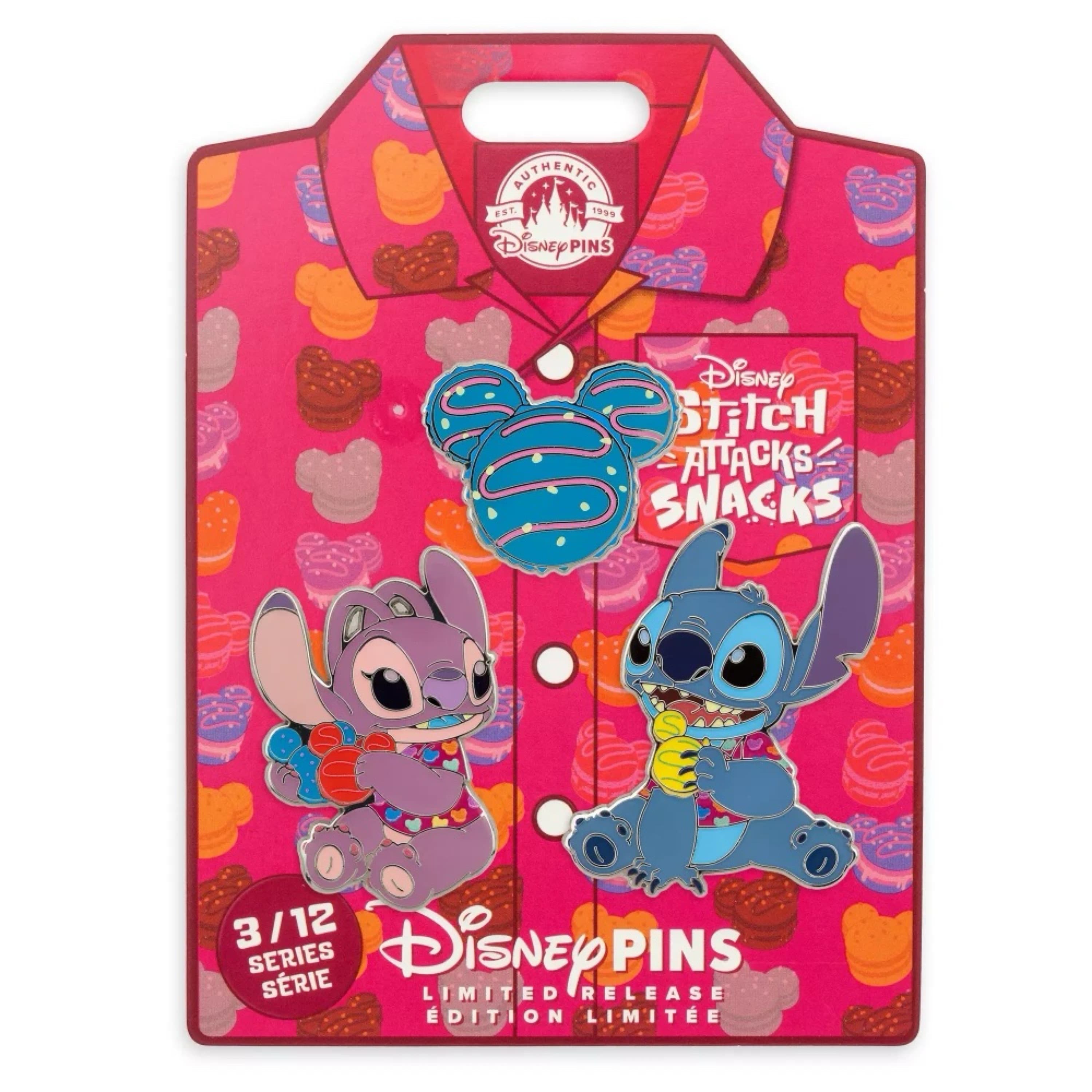 Stitch and Angel with Macarons Set - March front