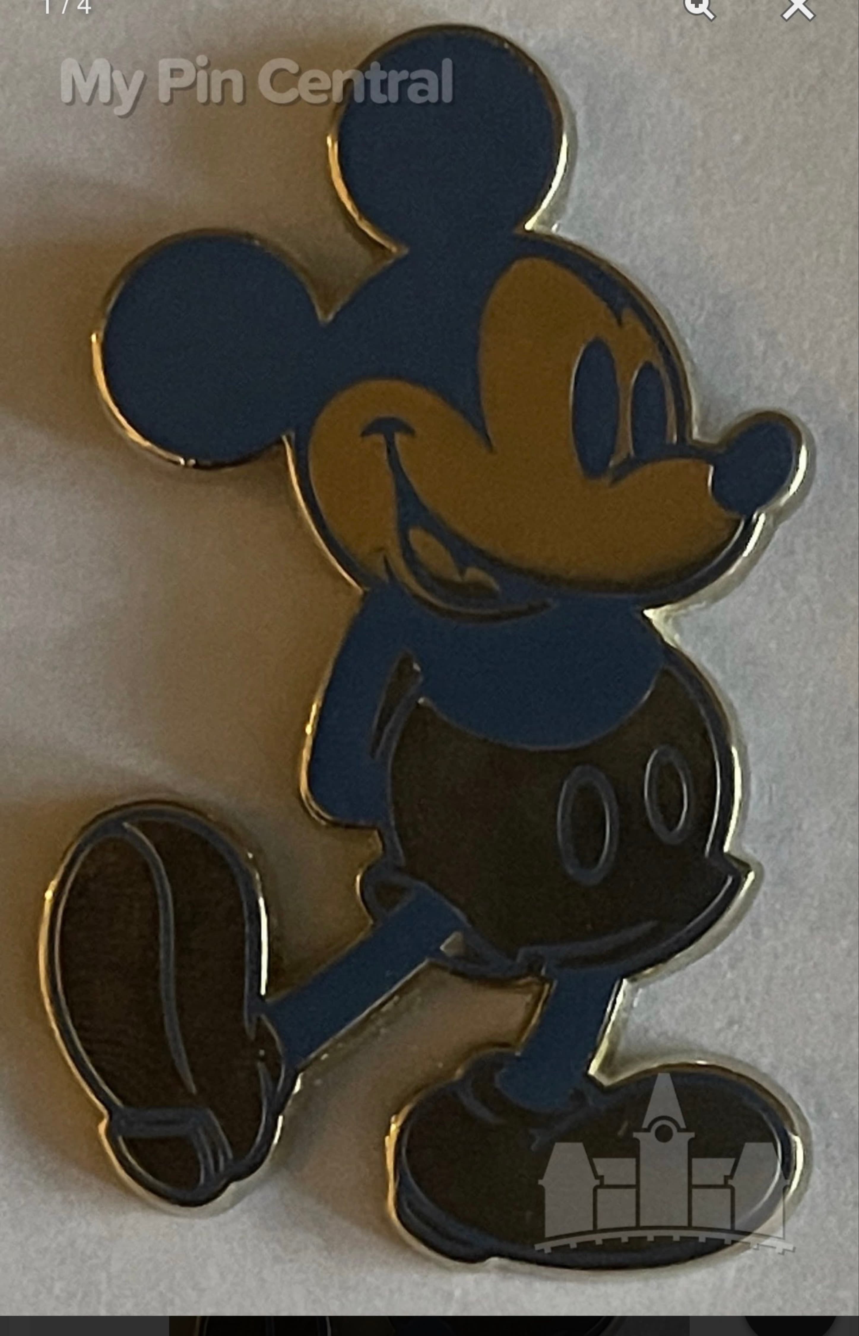 50th anniversary Mickey earridescent front
