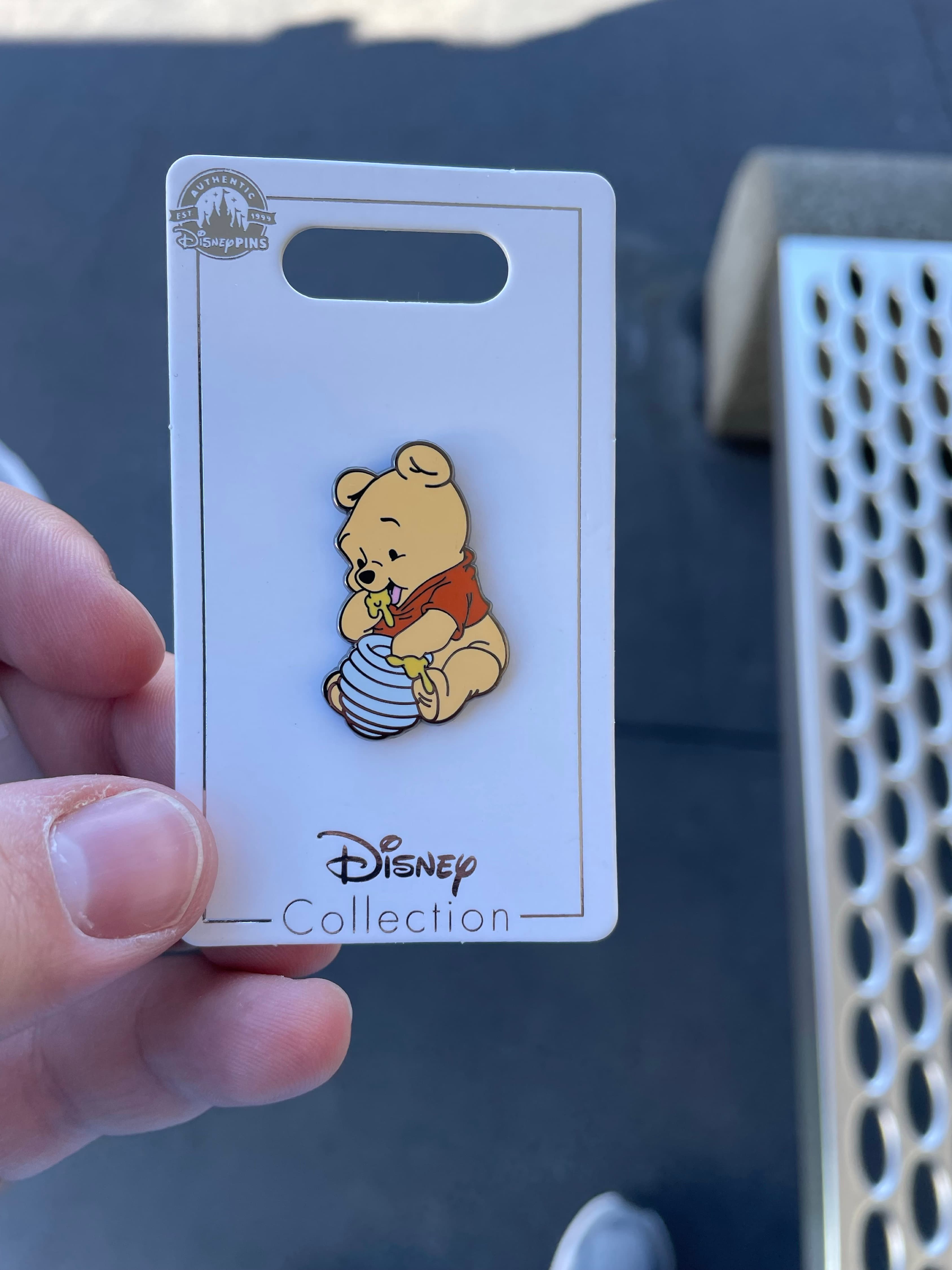 Winnie the Pooh Holding Honey Pot front
